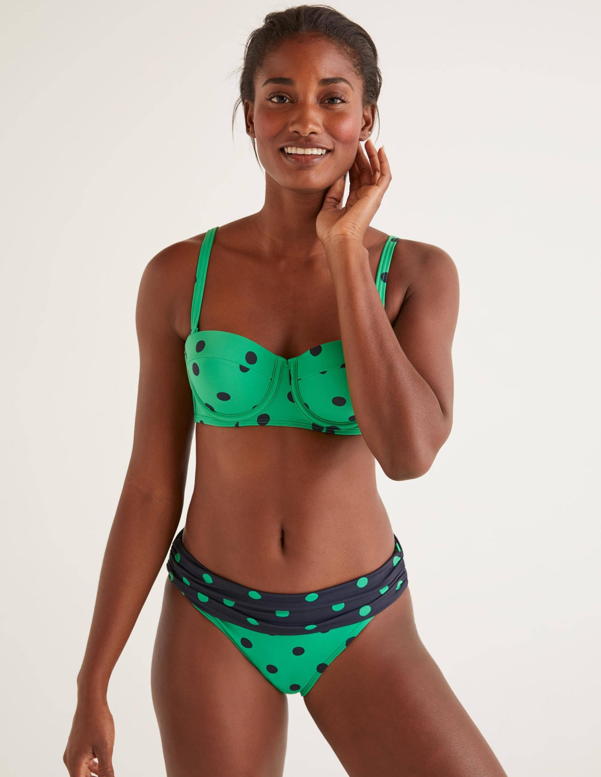 Eze Fold Over Bottoms-Rich Emerald, Brand Spot-5