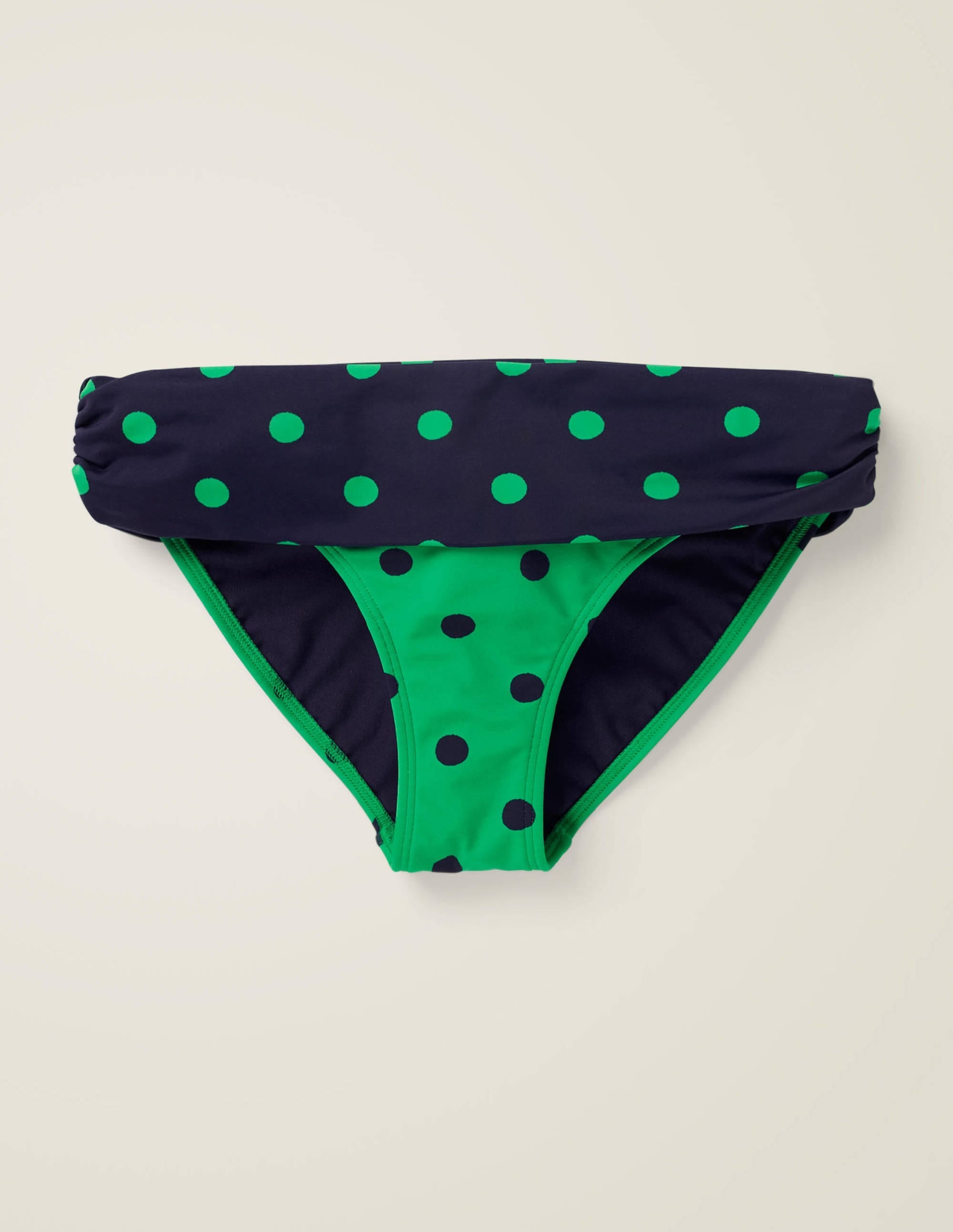 Eze Fold Over Bottoms-Rich Emerald, Brand Spot - Image 6