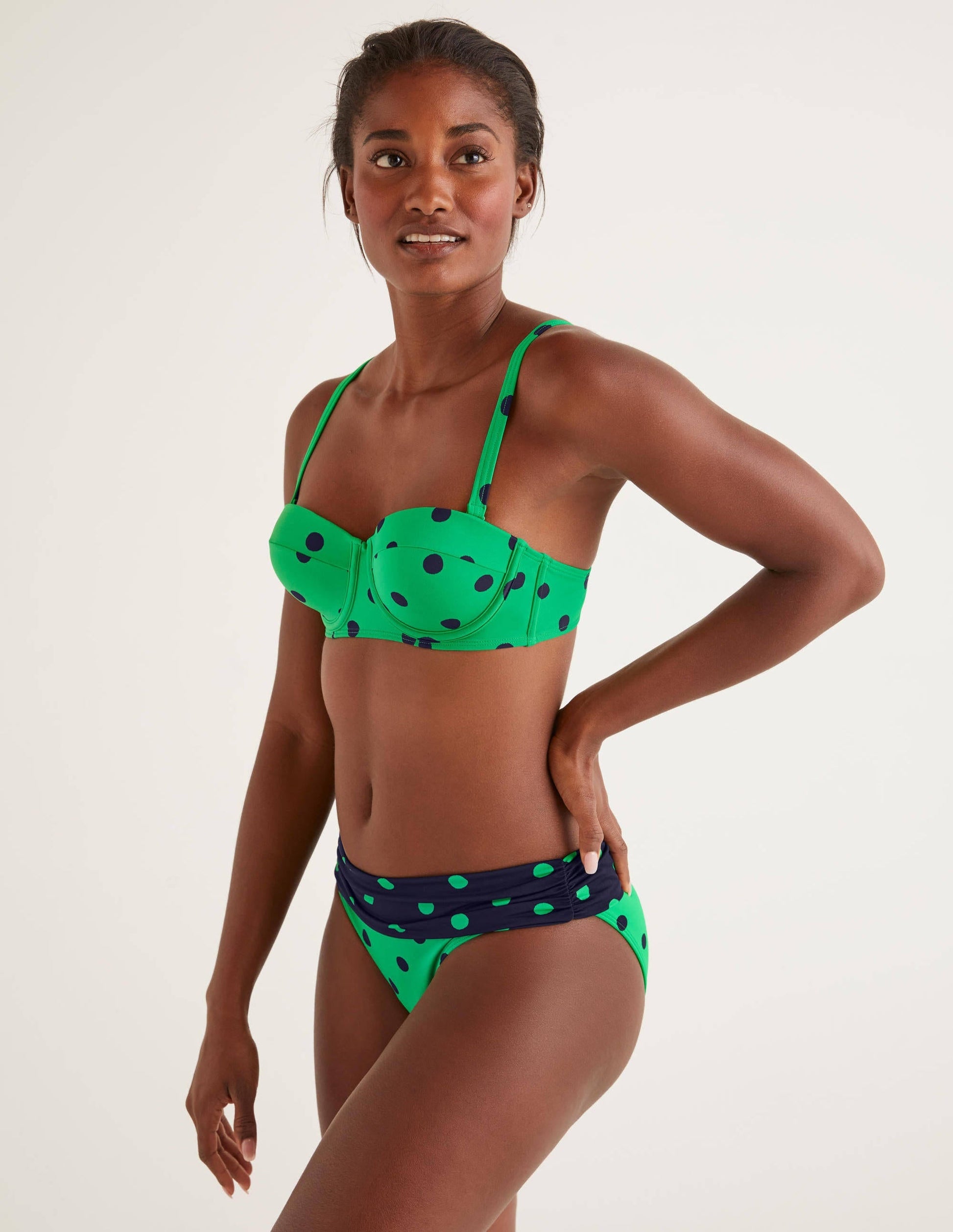 Eze Fold Over Bottoms-Rich Emerald, Brand Spot-2