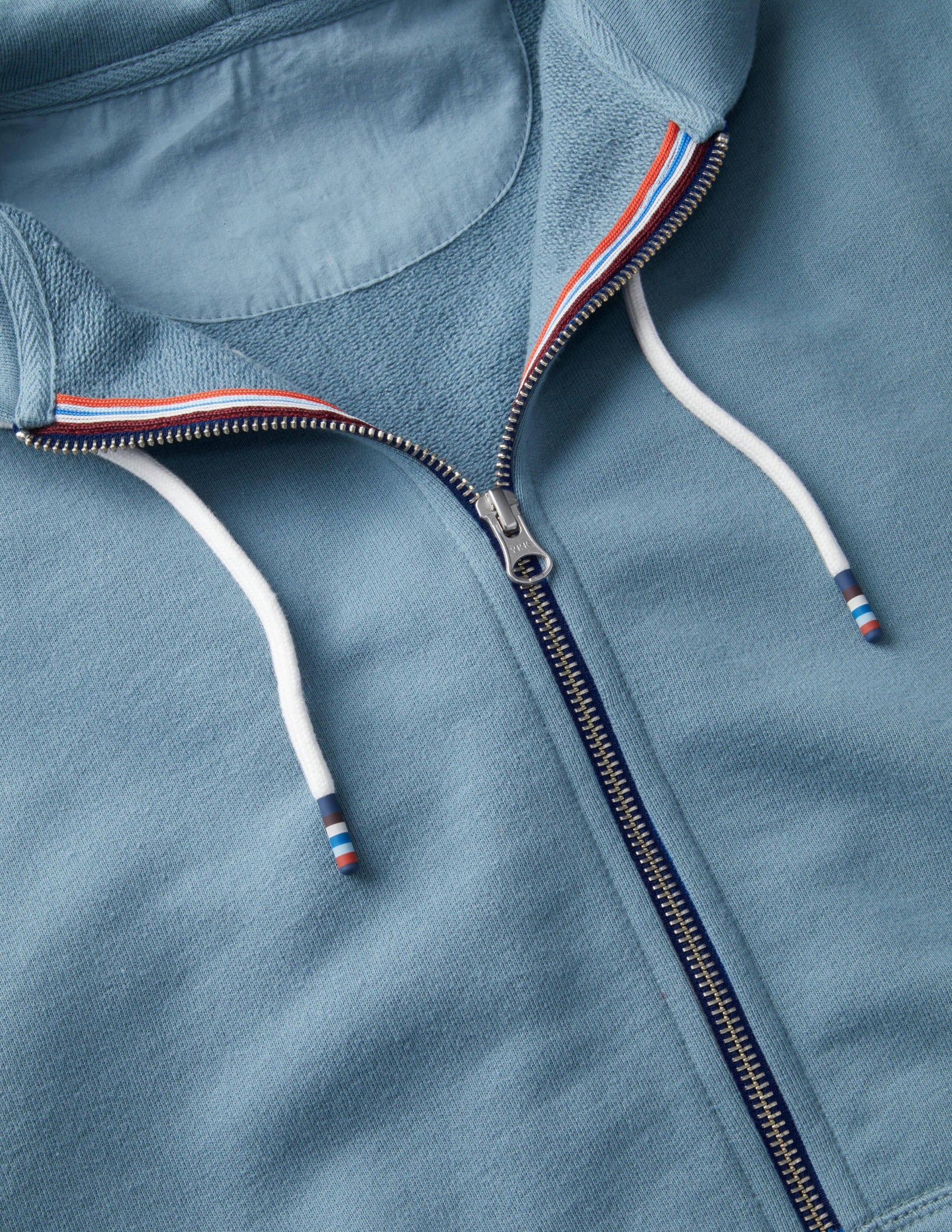 Irvine Zip Up Hoodie-Topaz Blue-7