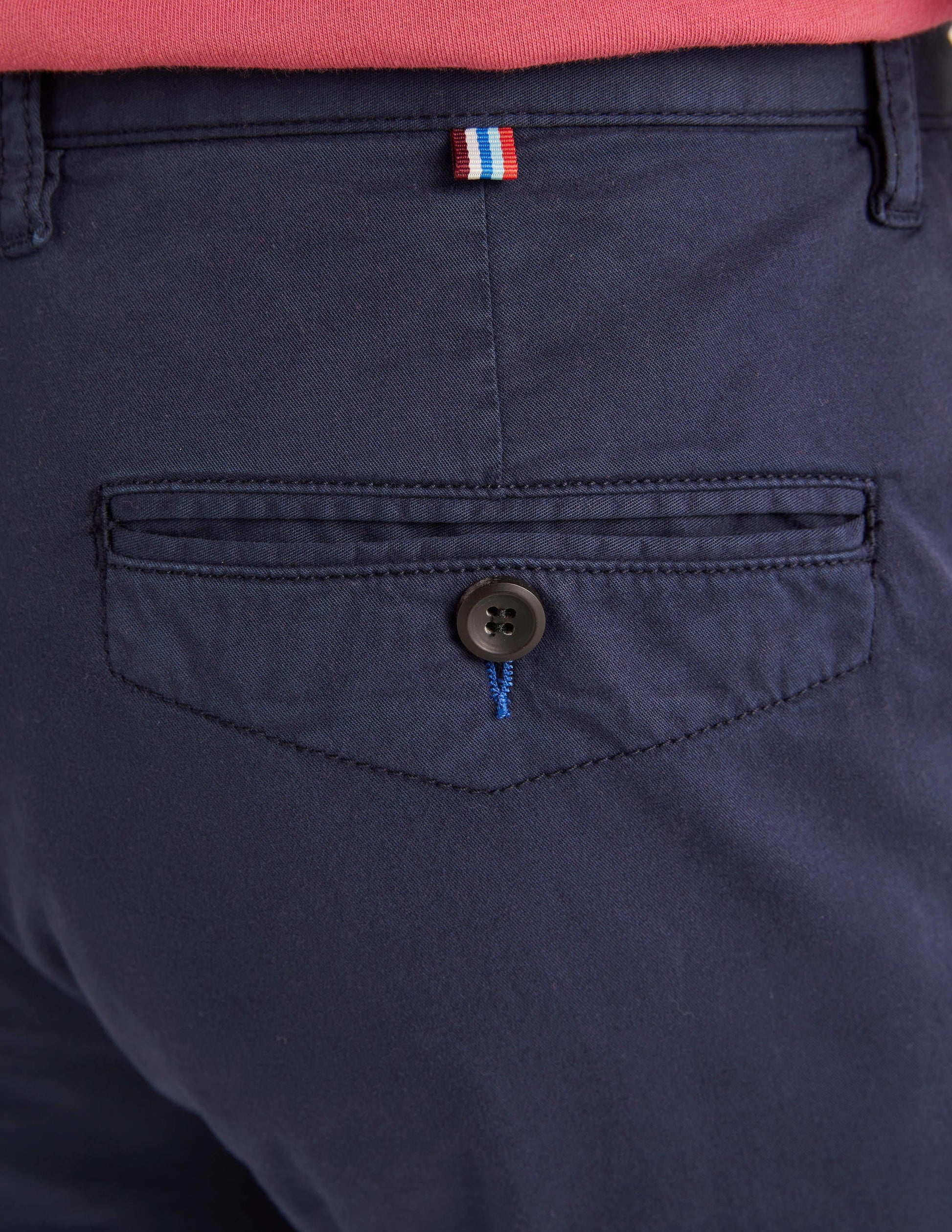 Lightweight Slim Chinos-Navy-5