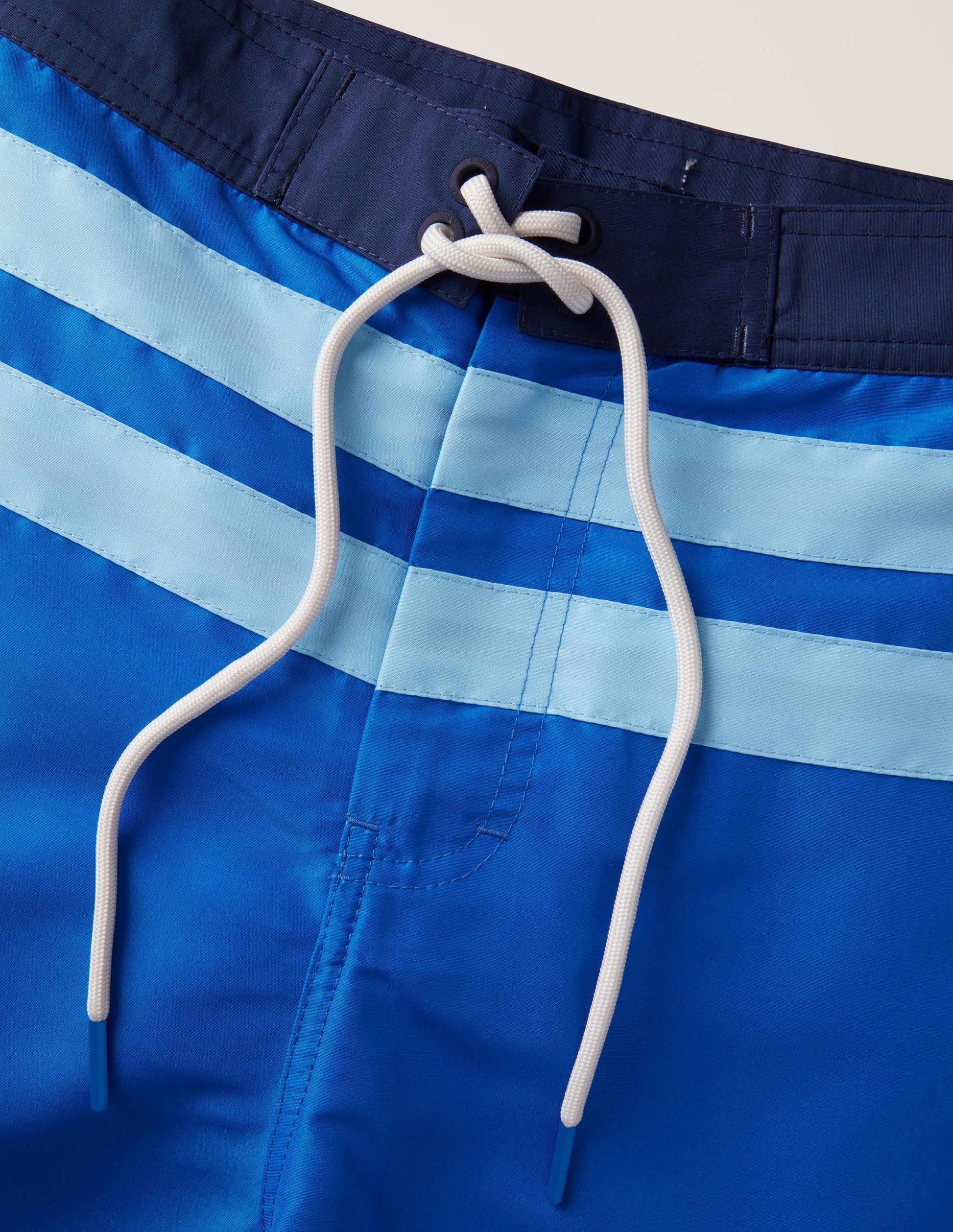 Stripe Detail Swimshorts-Blues Multi-3
