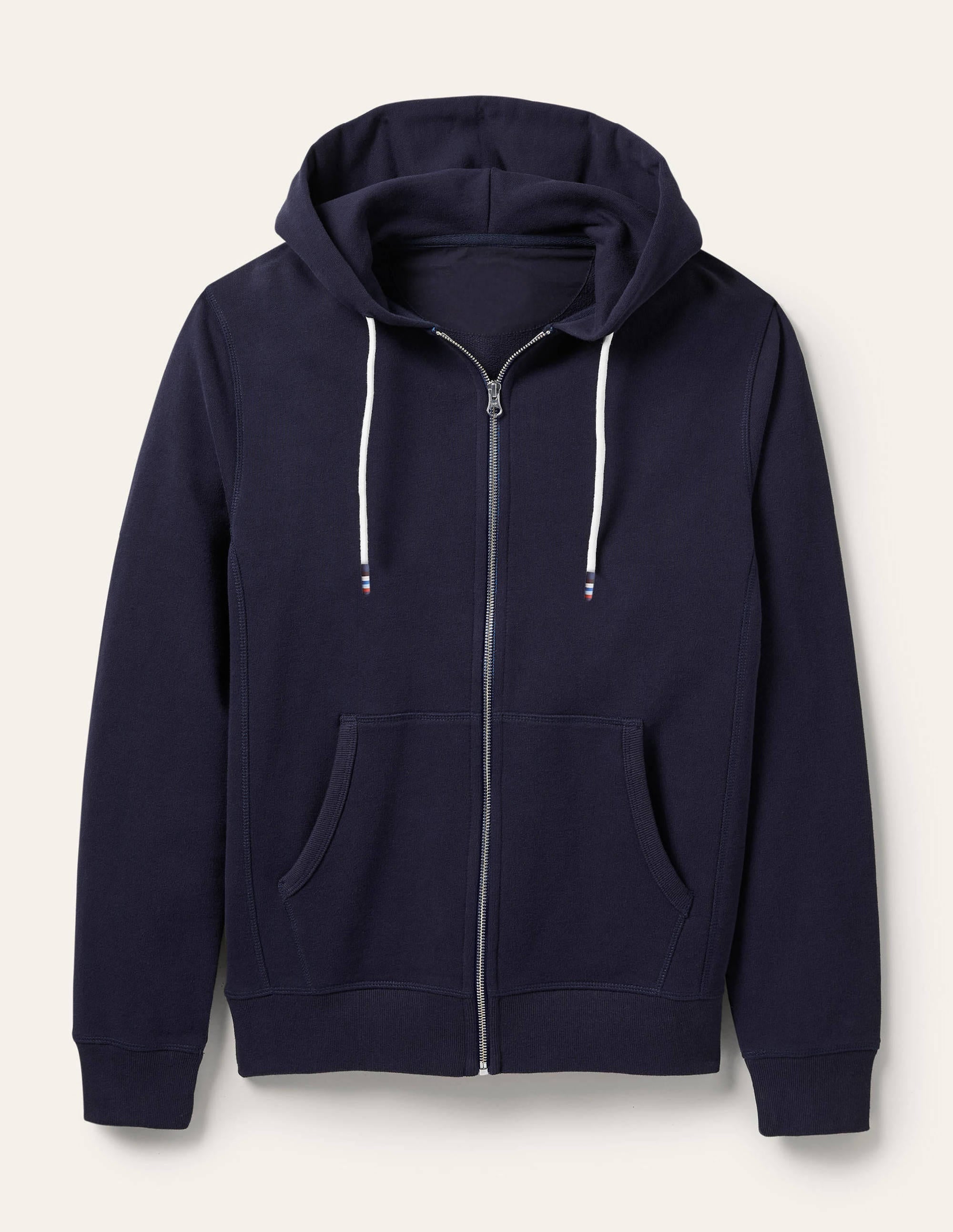Irvine Zip Up Hoodie-Navy - Image 7