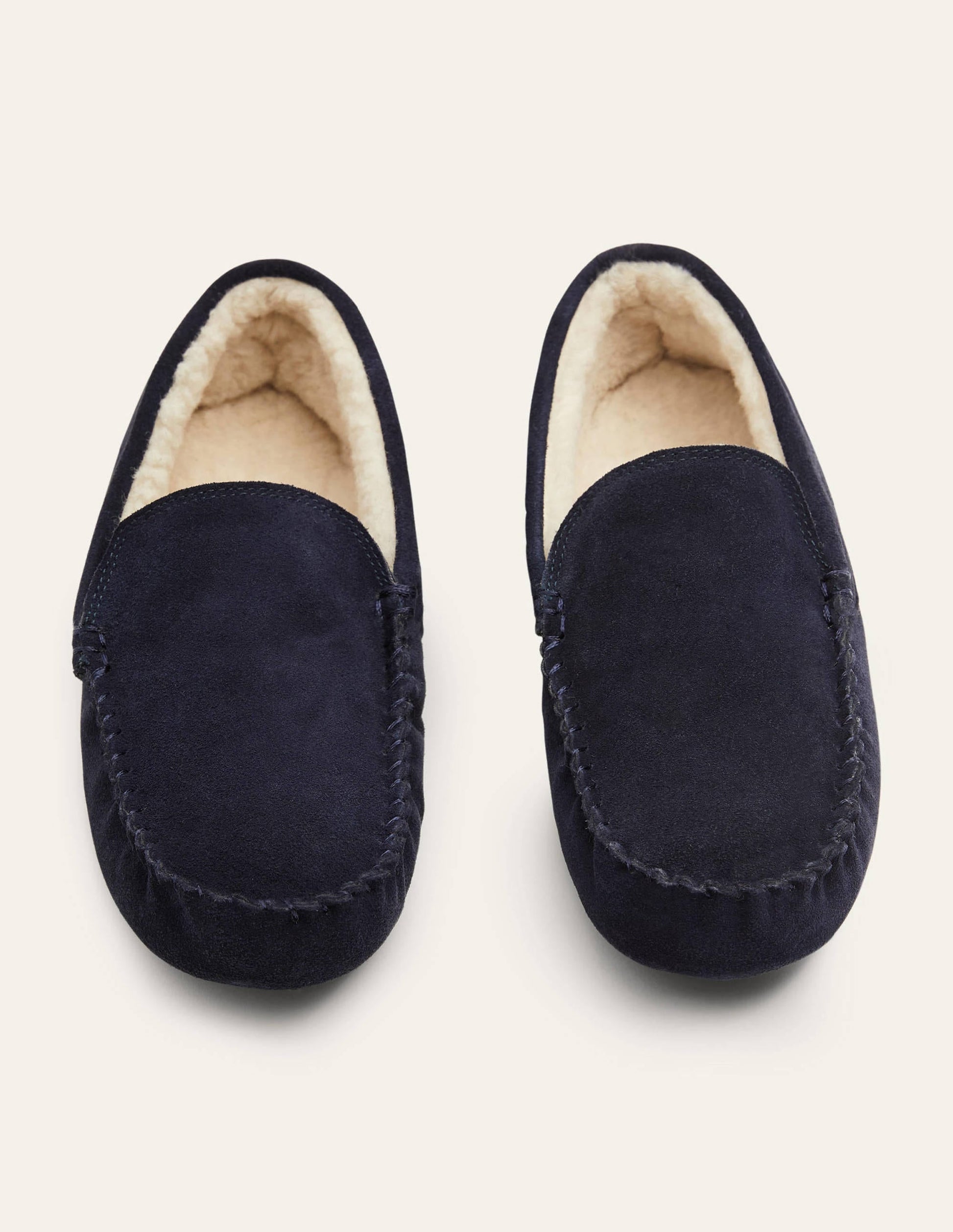 Moccasin Slippers-Navy-4