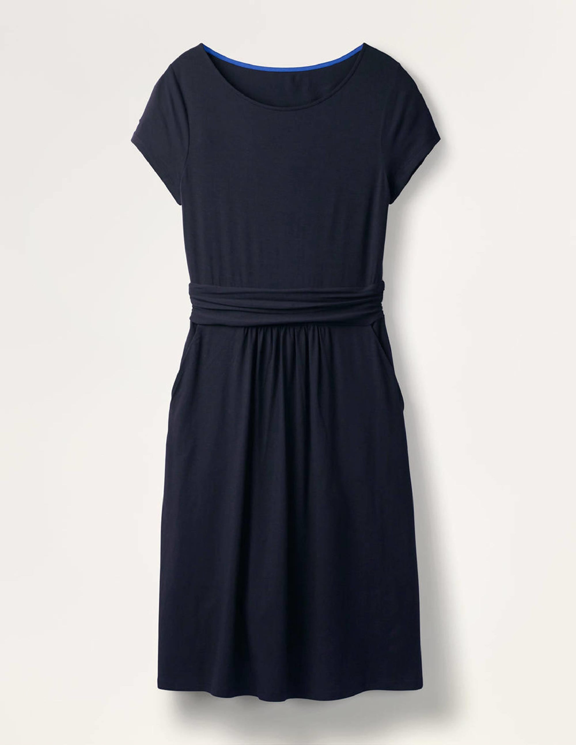 Amelie Jersey Dress-Navy - Image 6