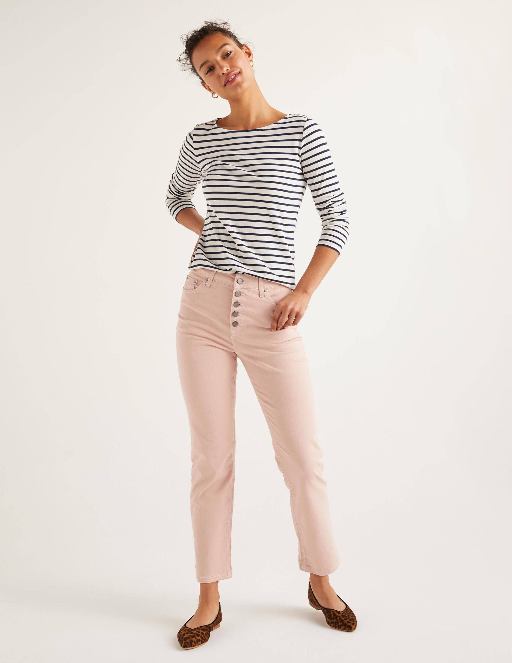 Straight Leg Jeans-Milkshake/Ivory-2