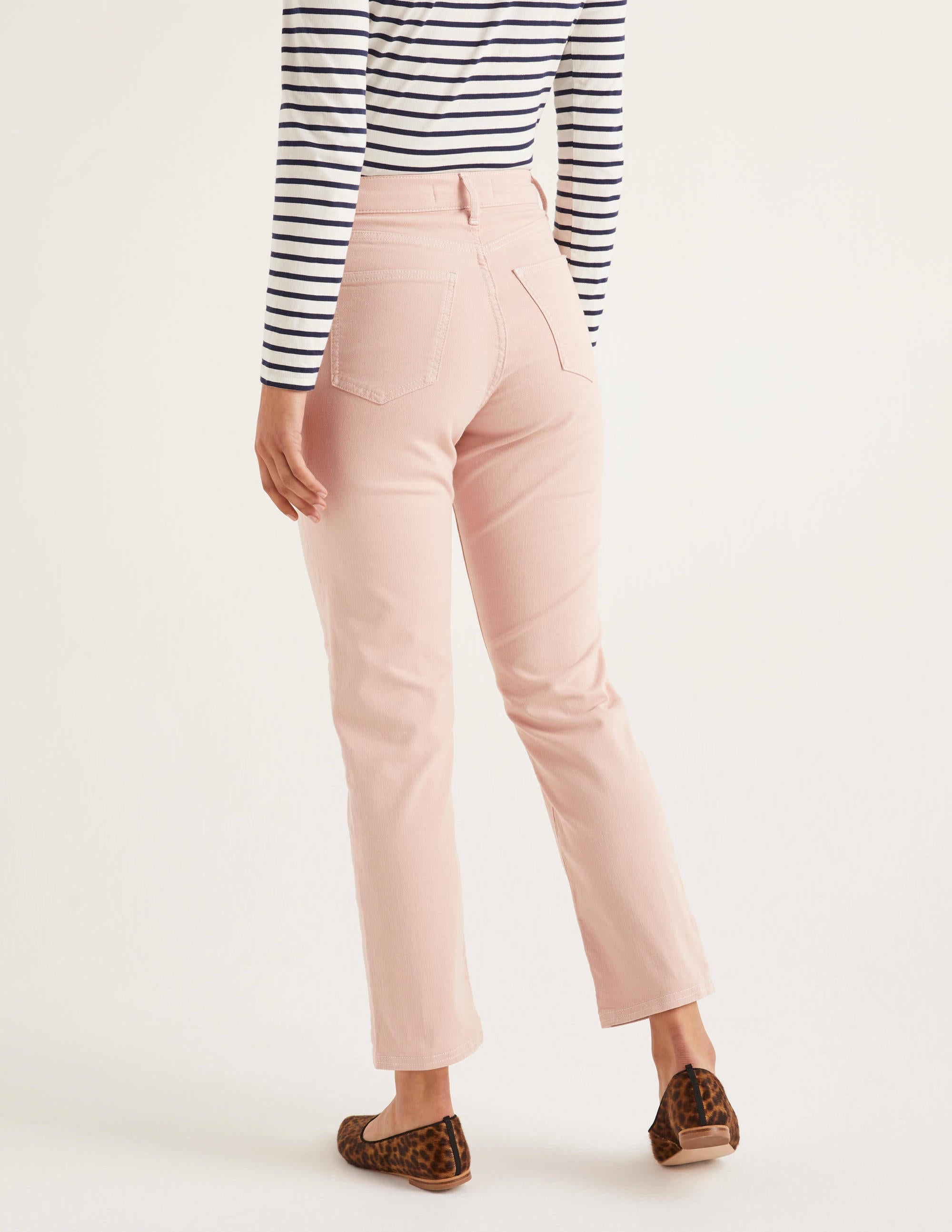 Straight Leg Jeans-Milkshake/Ivory - Image 3