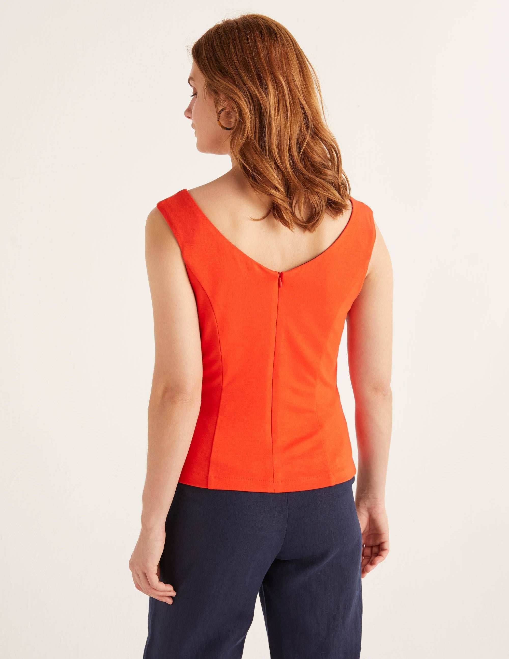 Ettie Ponte Top-Orange Sunset - Image 3