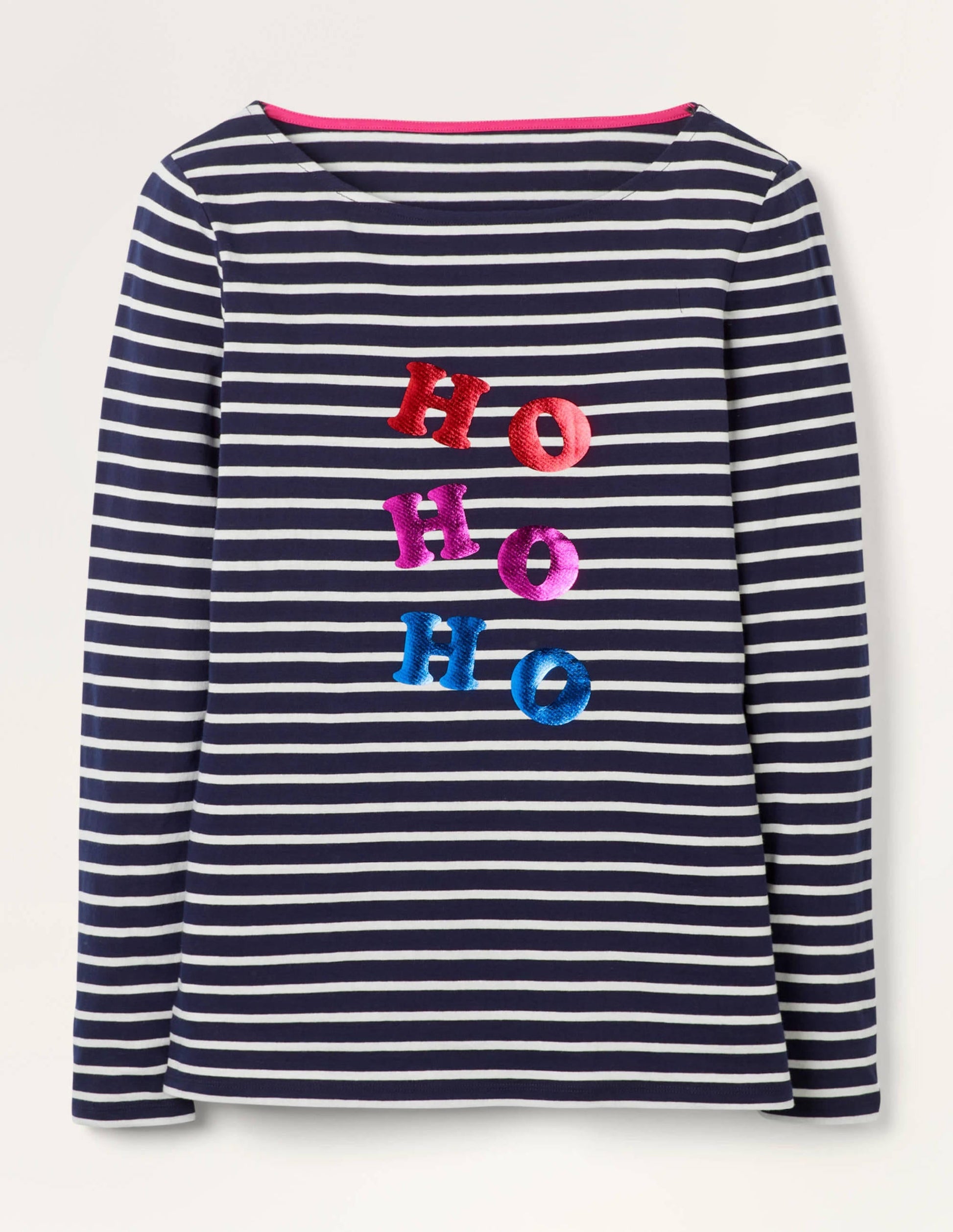 Christmas Breton-Metallic foil slogan-6