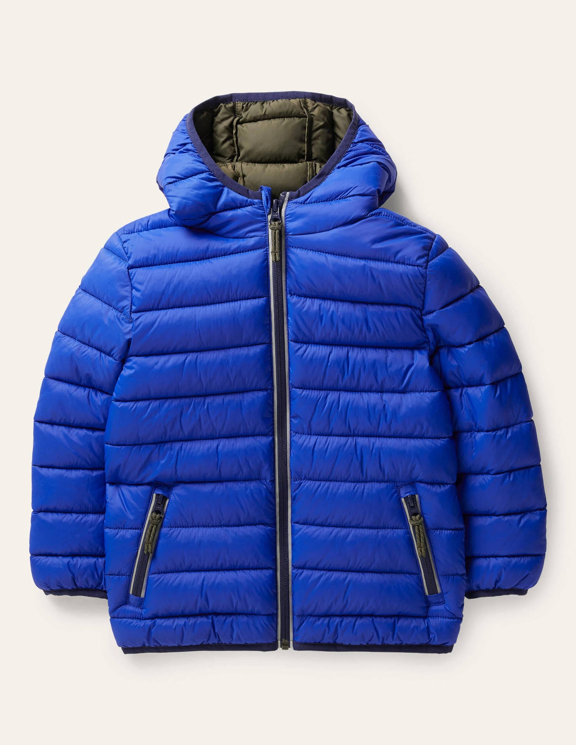 Cosy Pack-away Padded Jacket-Brilliant Blue-1