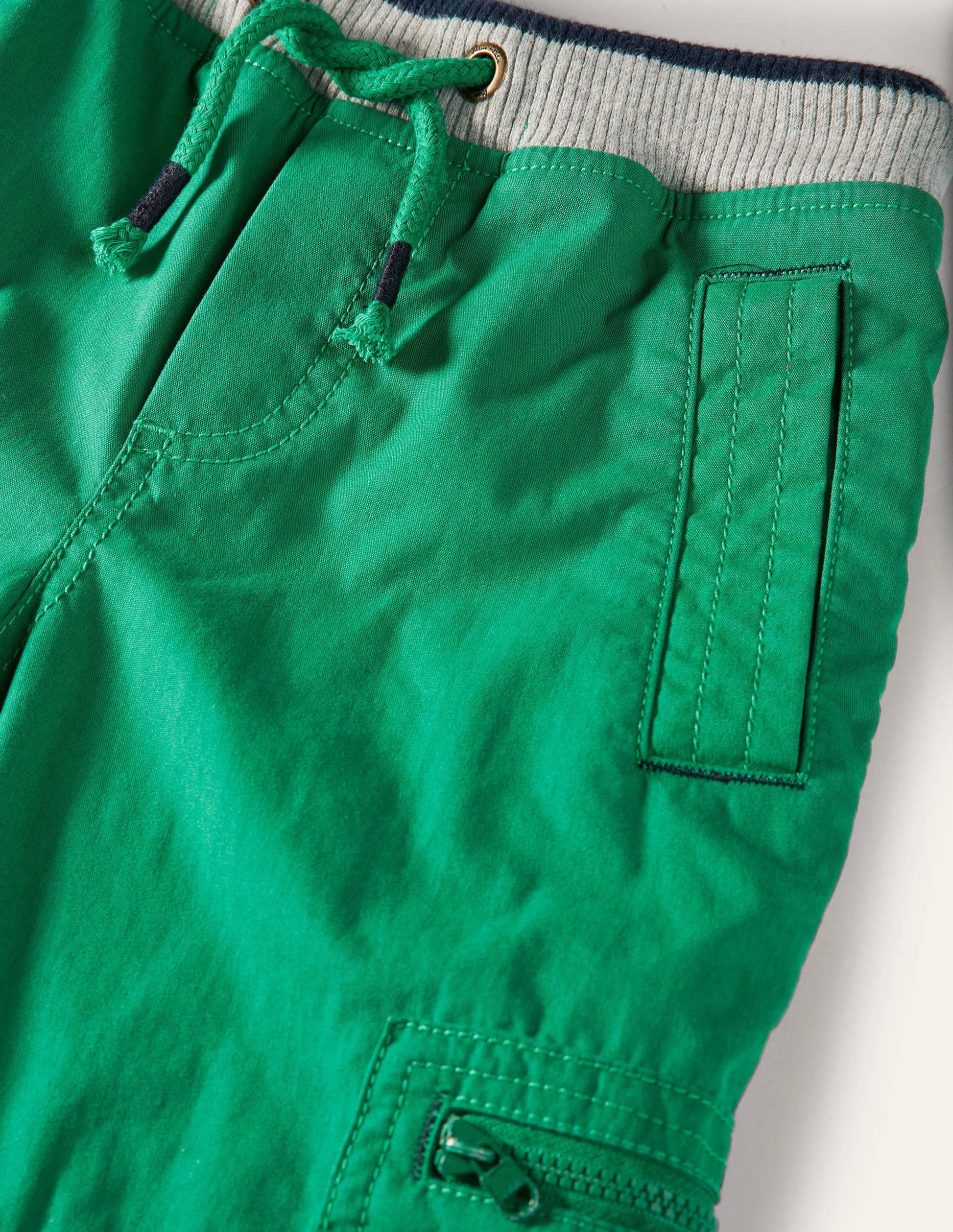 Cosy Lined Cargo Trousers-Highland Green-3