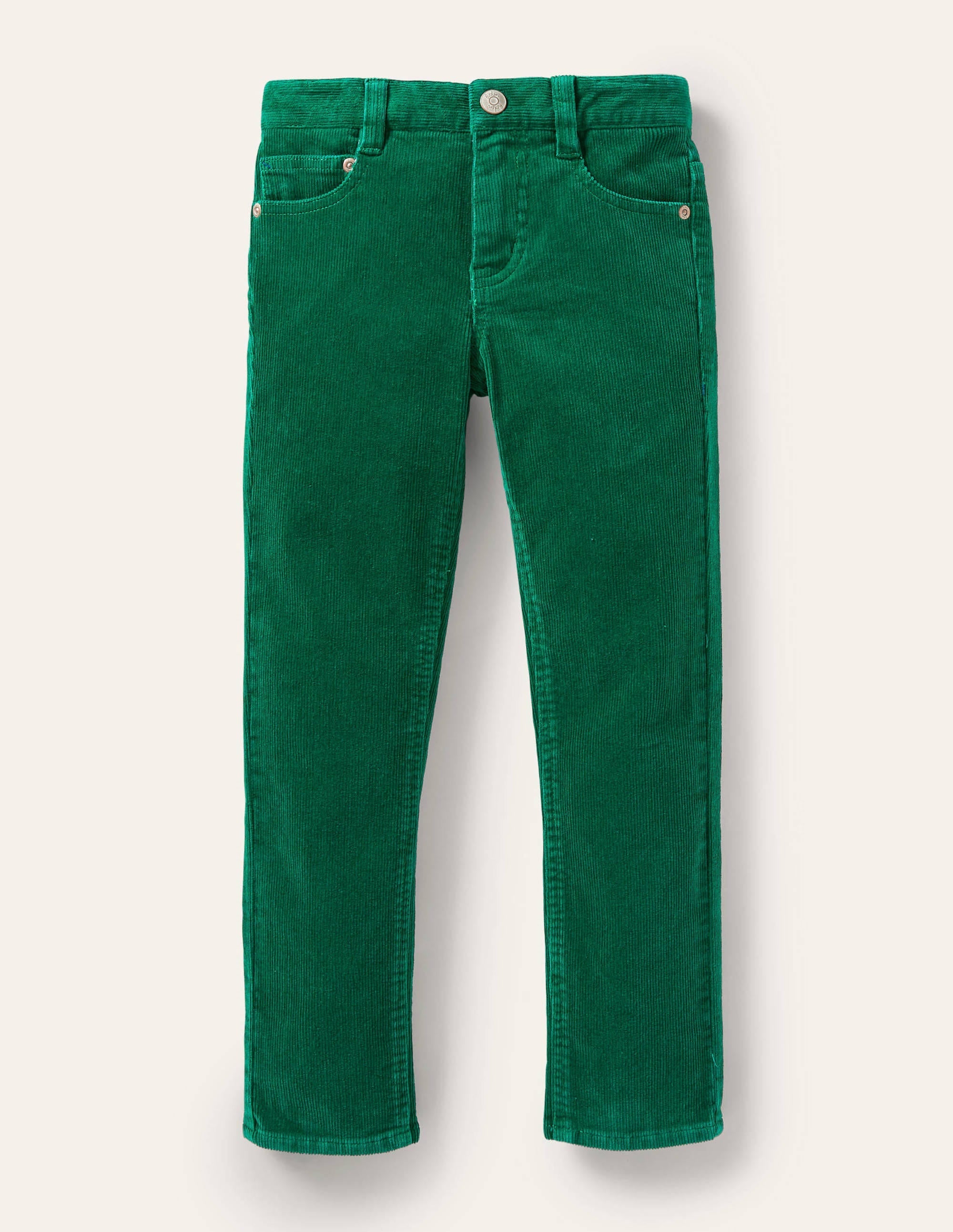 Slim Cord Stretch Jeans-Forest Green - Image 1
