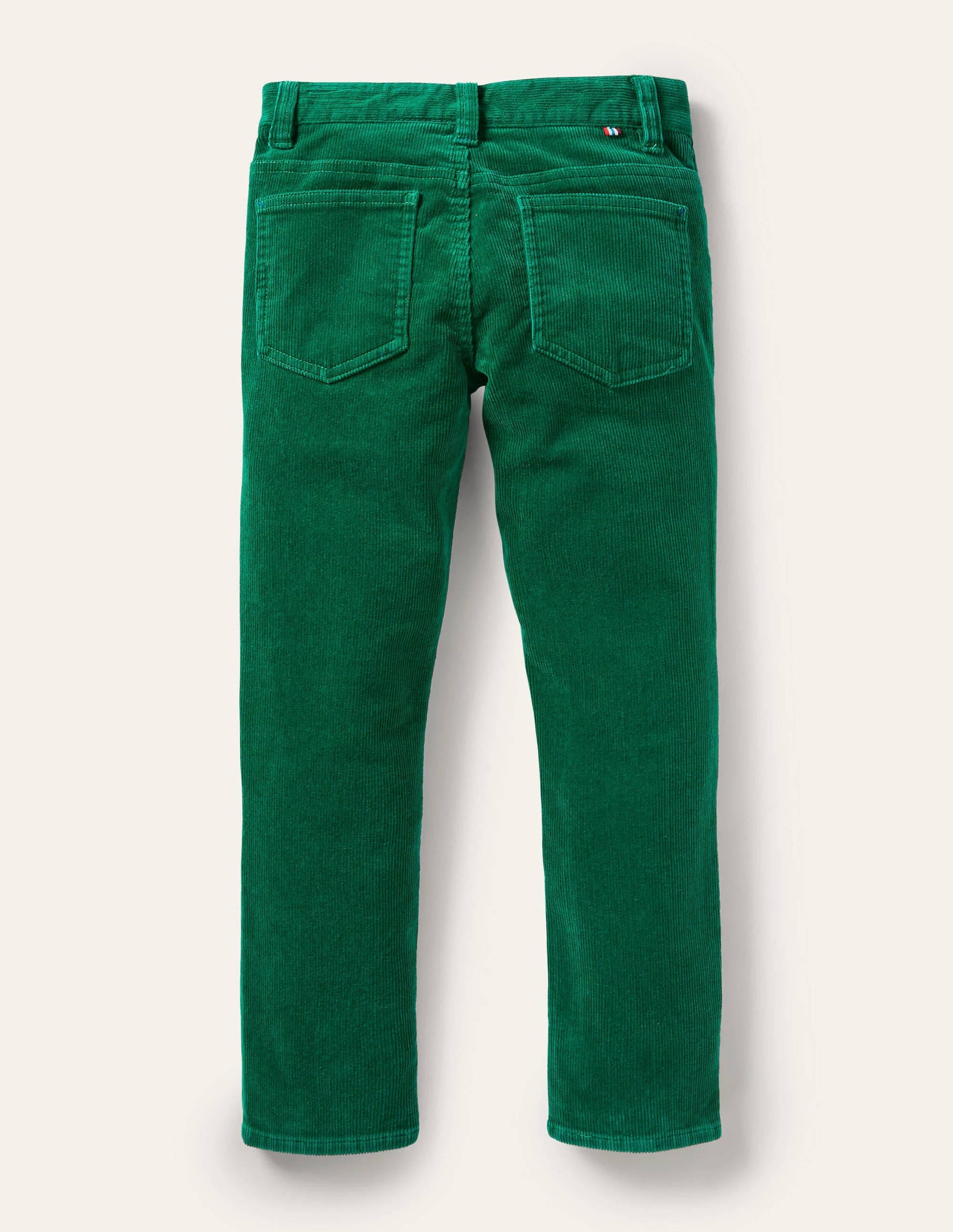 Slim Cord Stretch Jeans-Forest Green-2