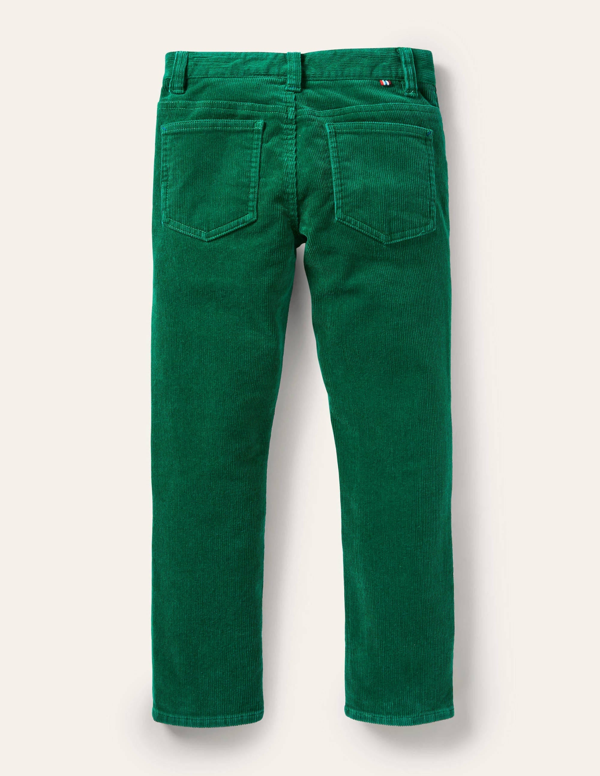 Slim Cord Stretch Jeans-Forest Green - Image 2