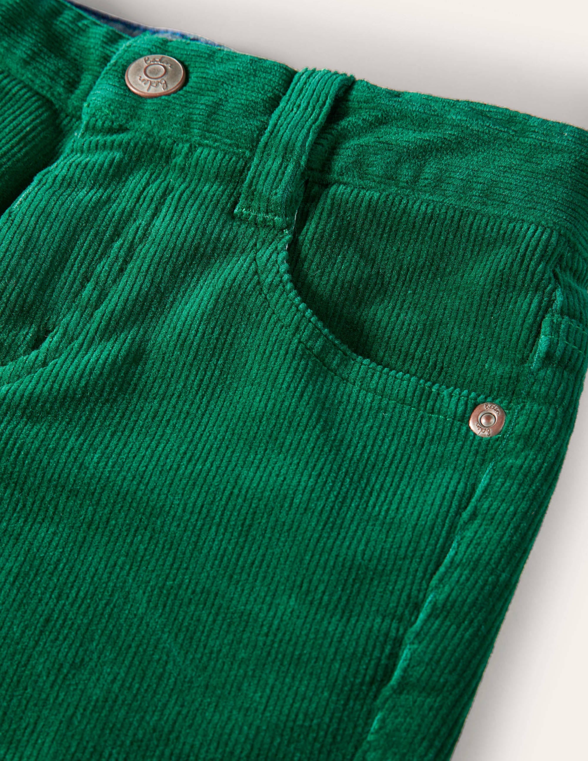 Slim Cord Stretch Jeans-Forest Green - Image 3
