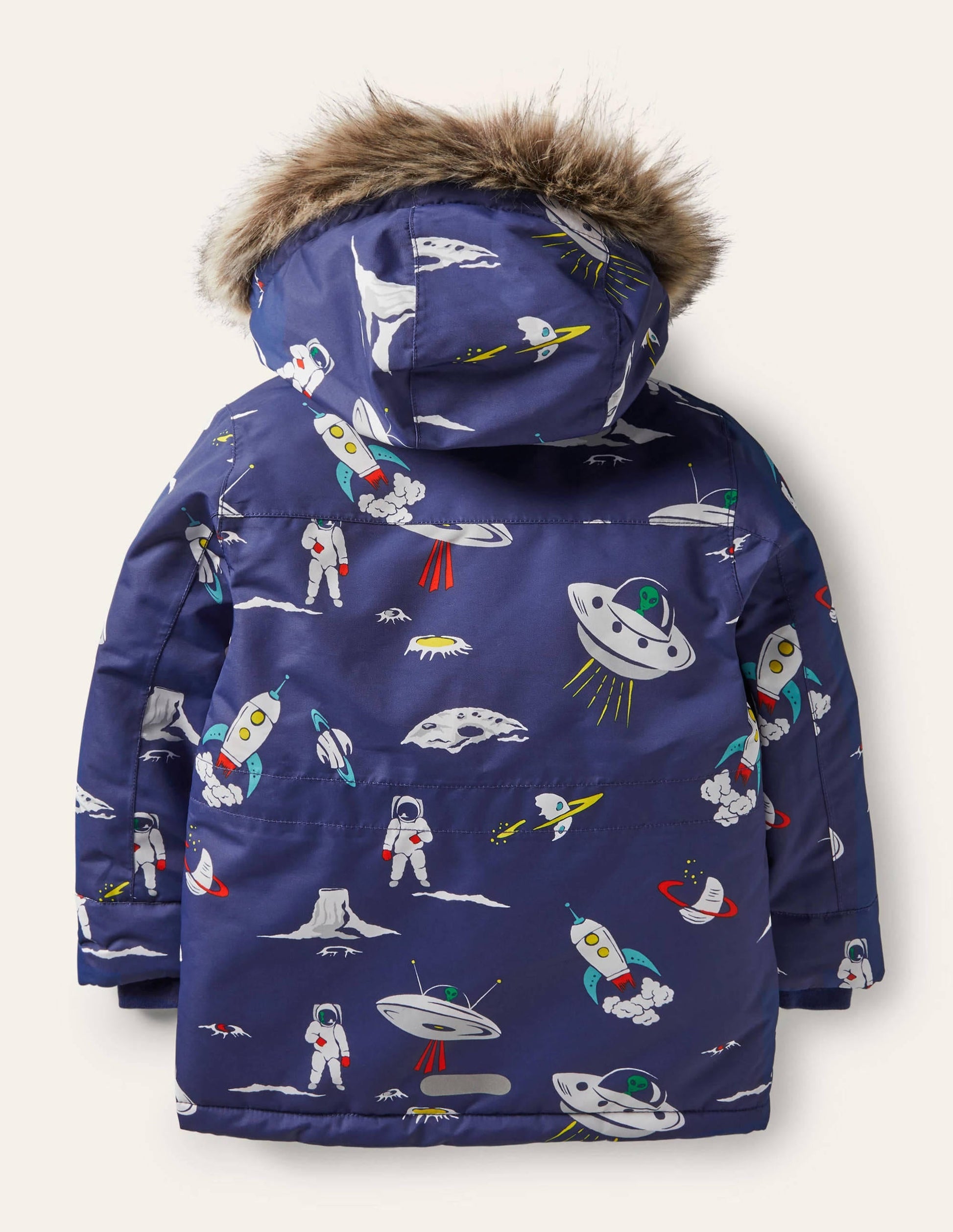 Cosy Waterproof Parka-Starboard Blue Space-2