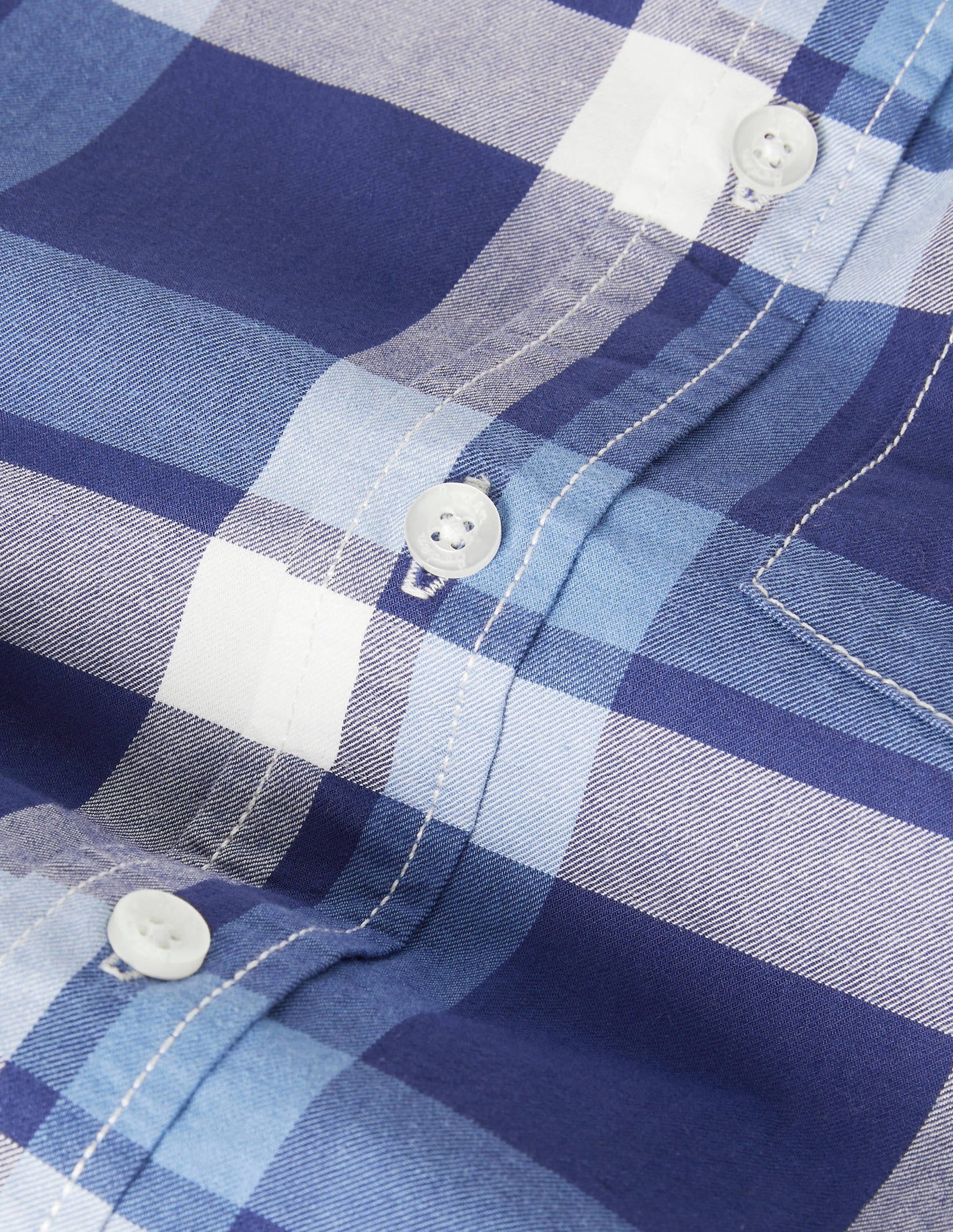 Casual Twill Shirt-College Navy/Blue-3