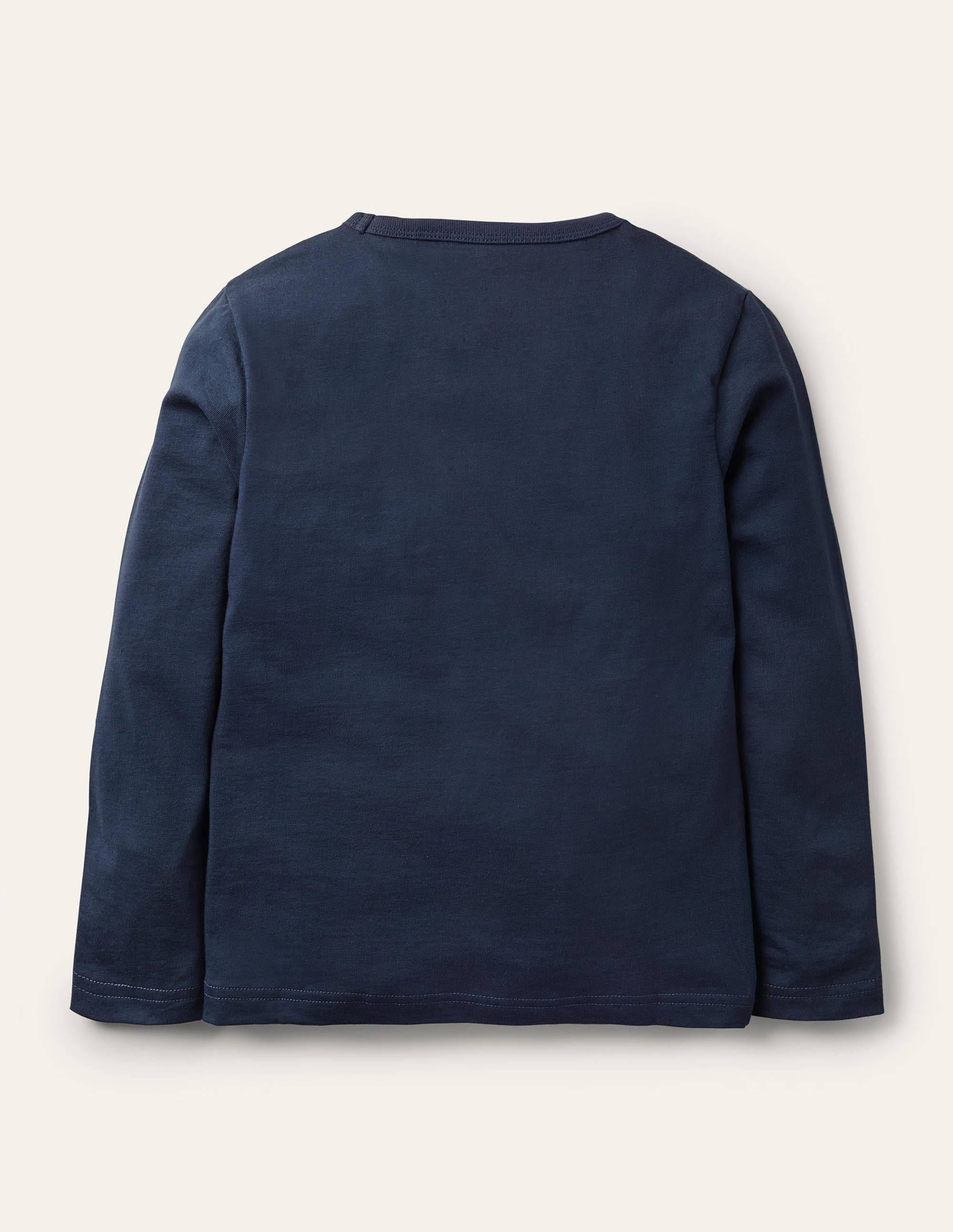 Lift-the-flap Space T-shirt-Stormy Blue UFO Landing - Image 2