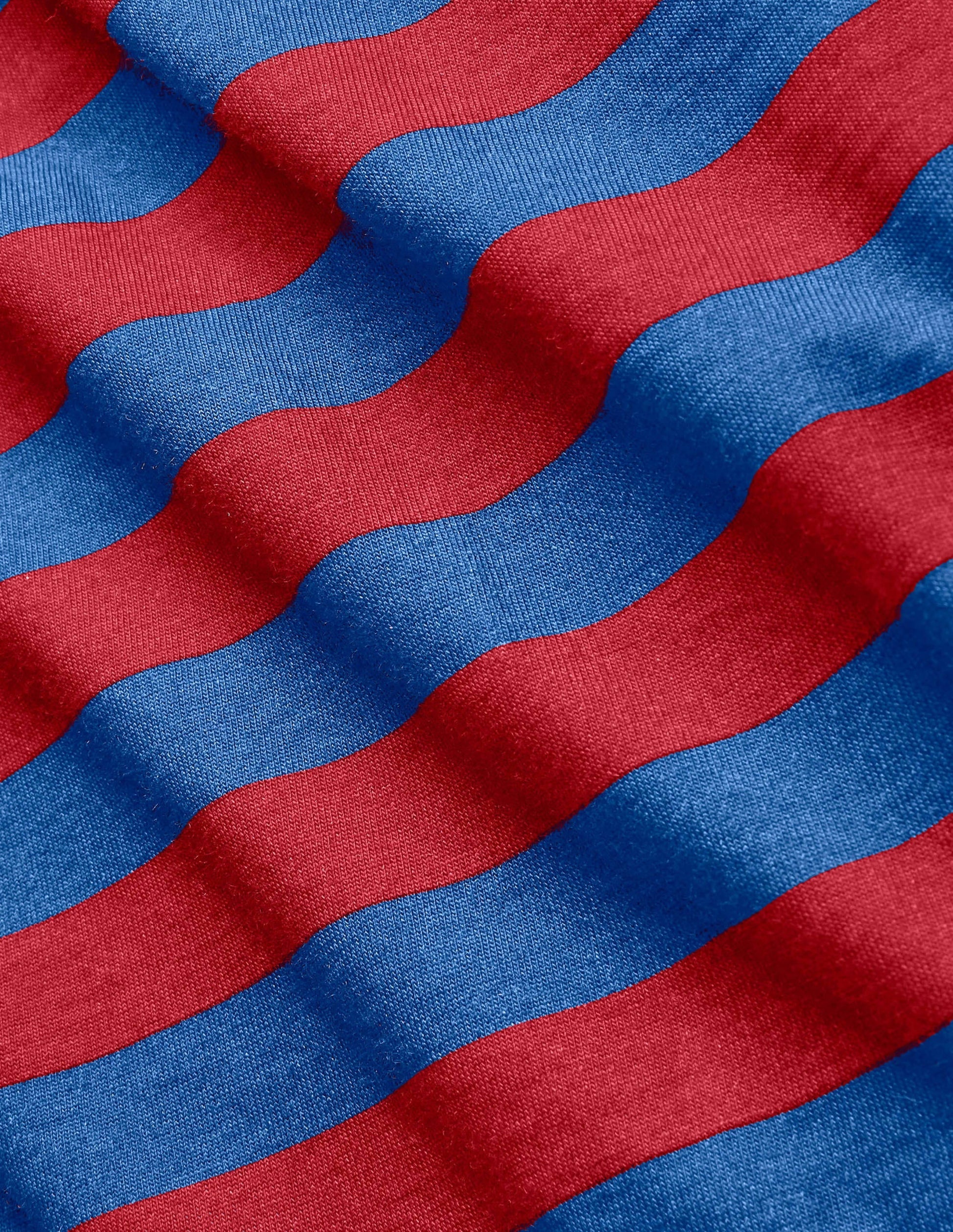 Supersoft Long-sleeved T-shirt-Rocket Red/Elizabethan Blue-3