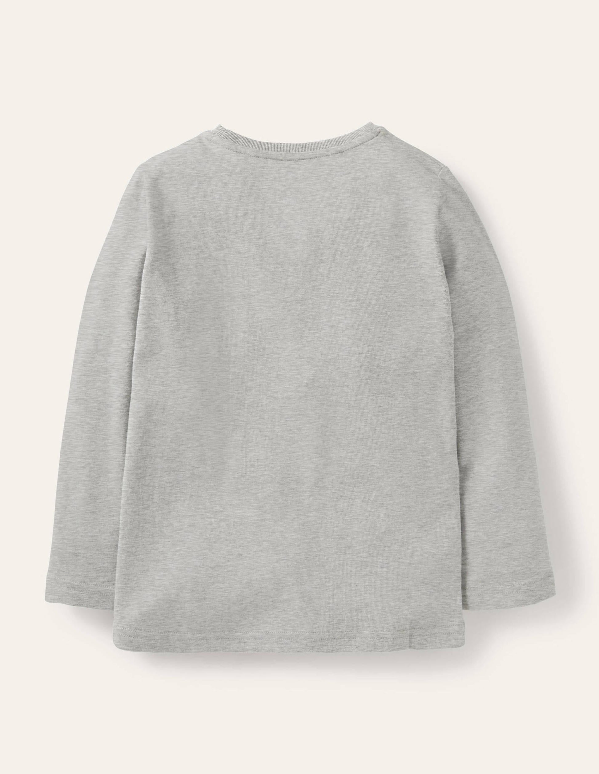 Graphic Animal T-shirt-Grey Marl Bee Kind-2