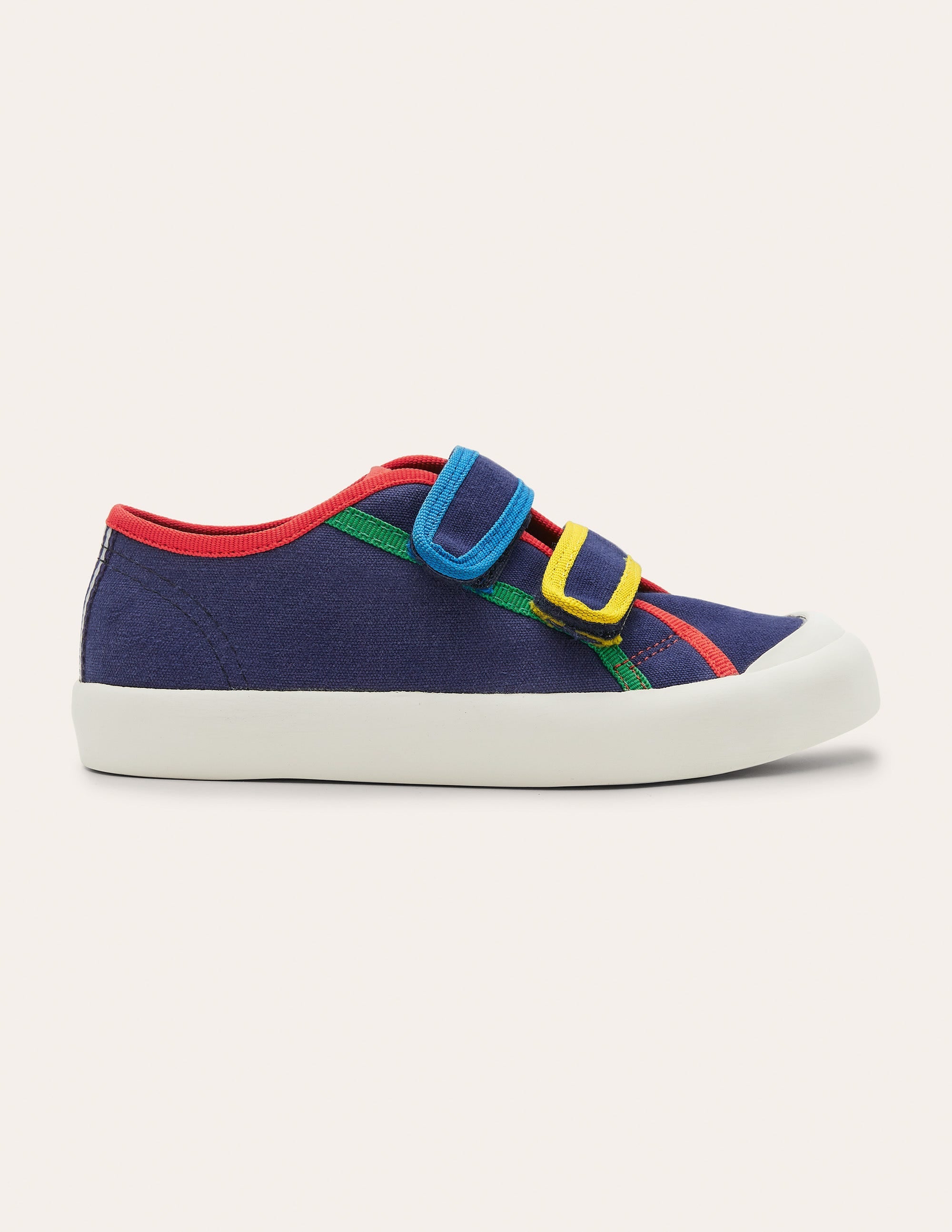 Canvas Low Top Trainers-Starboard Blue Rainbow - Image 2
