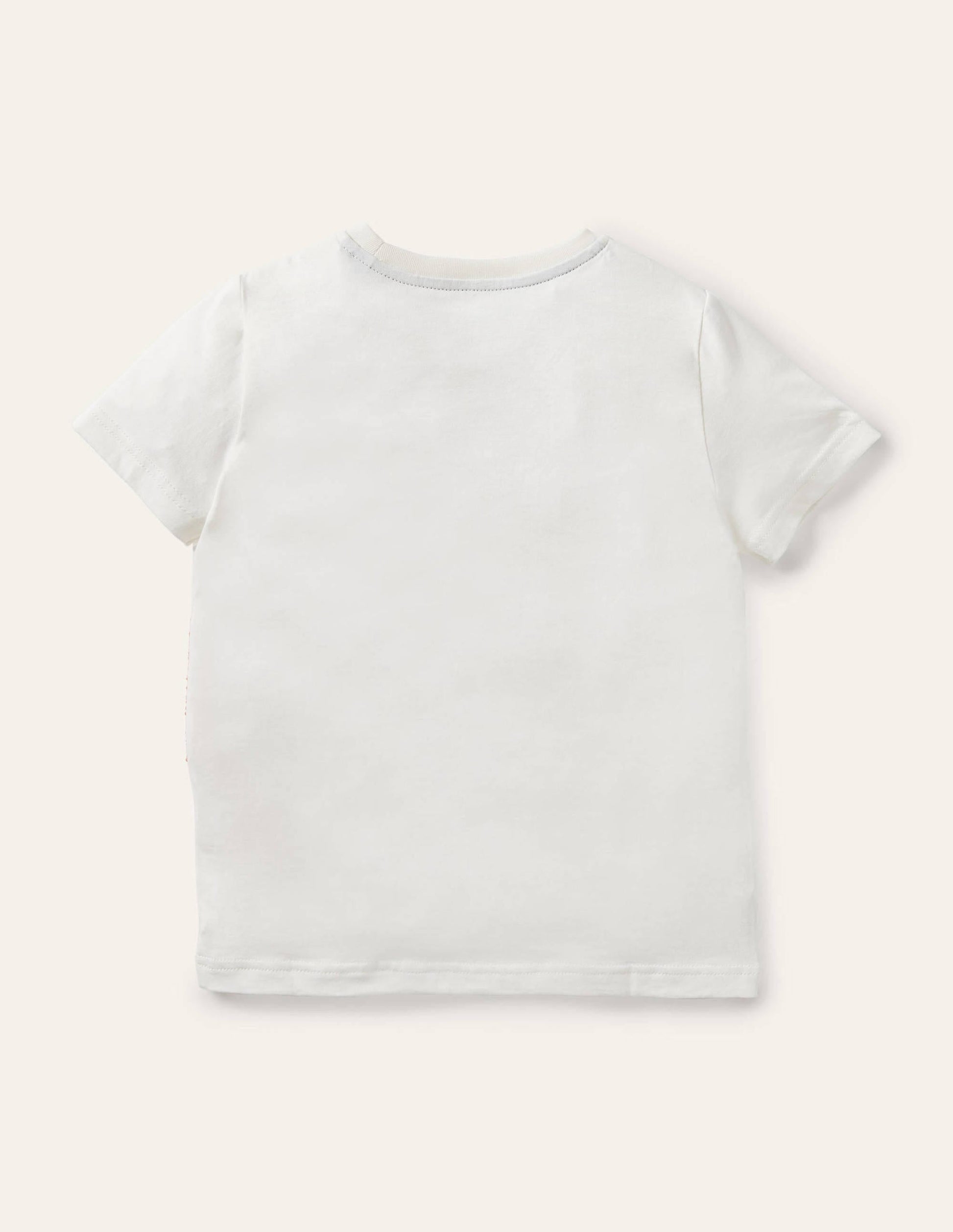 Multi-texture Sealife T-shirt-Ivory Octopus-2
