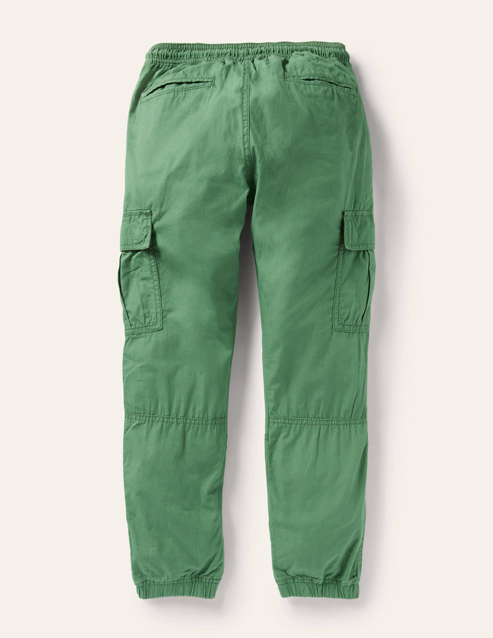 Lined Utility Cargo Trousers-Rosemary Green - Image 2