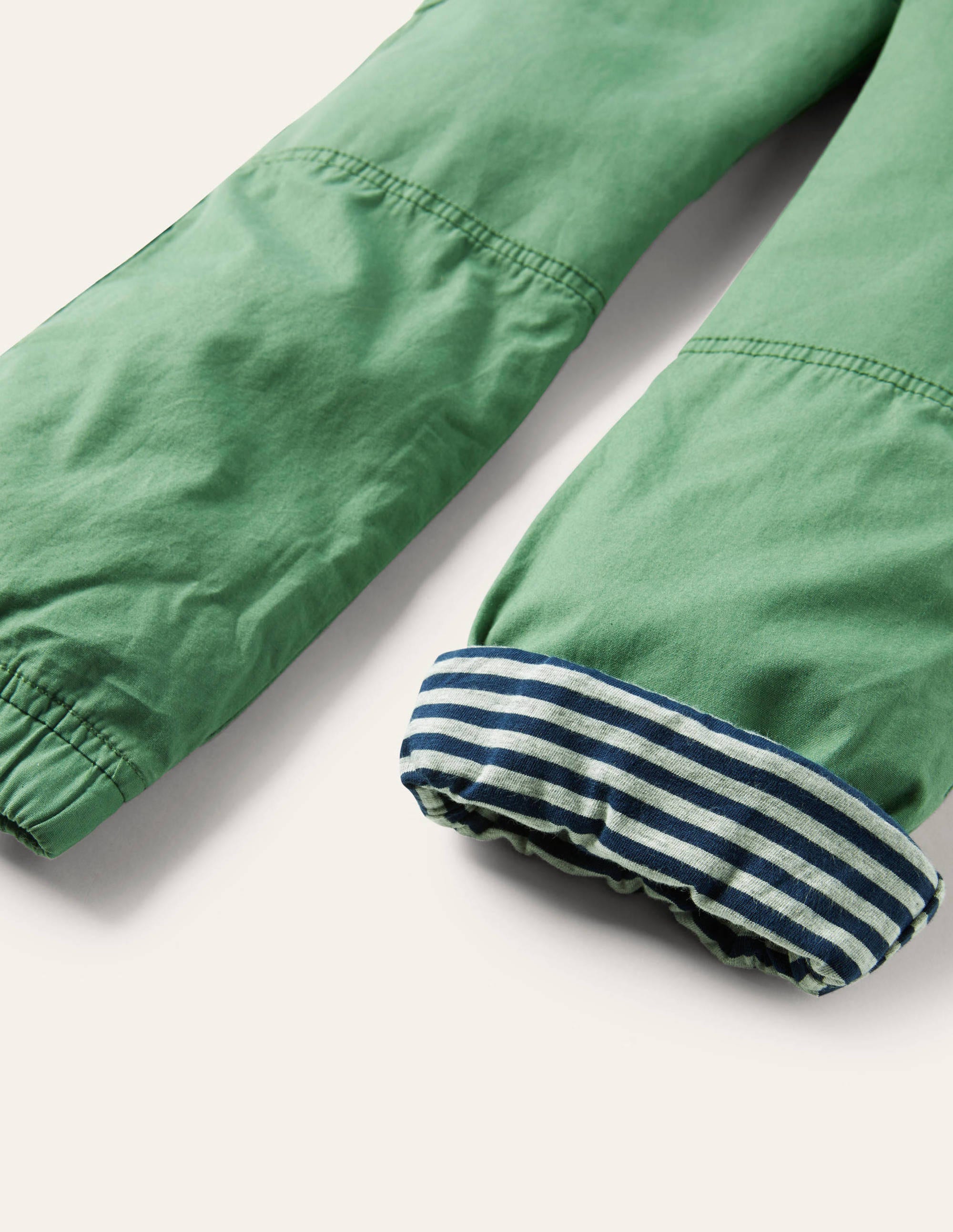 Lined Utility Cargo Trousers-Rosemary Green - Image 3