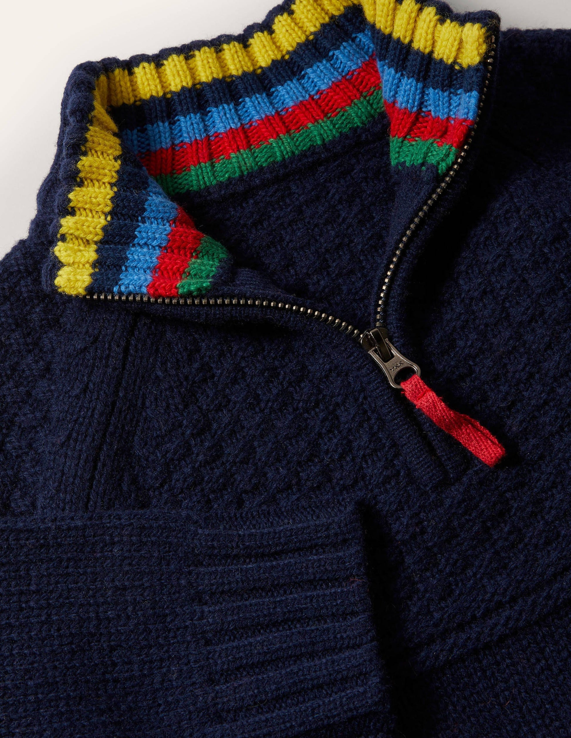 Half-zip Jumper-College Navy-3