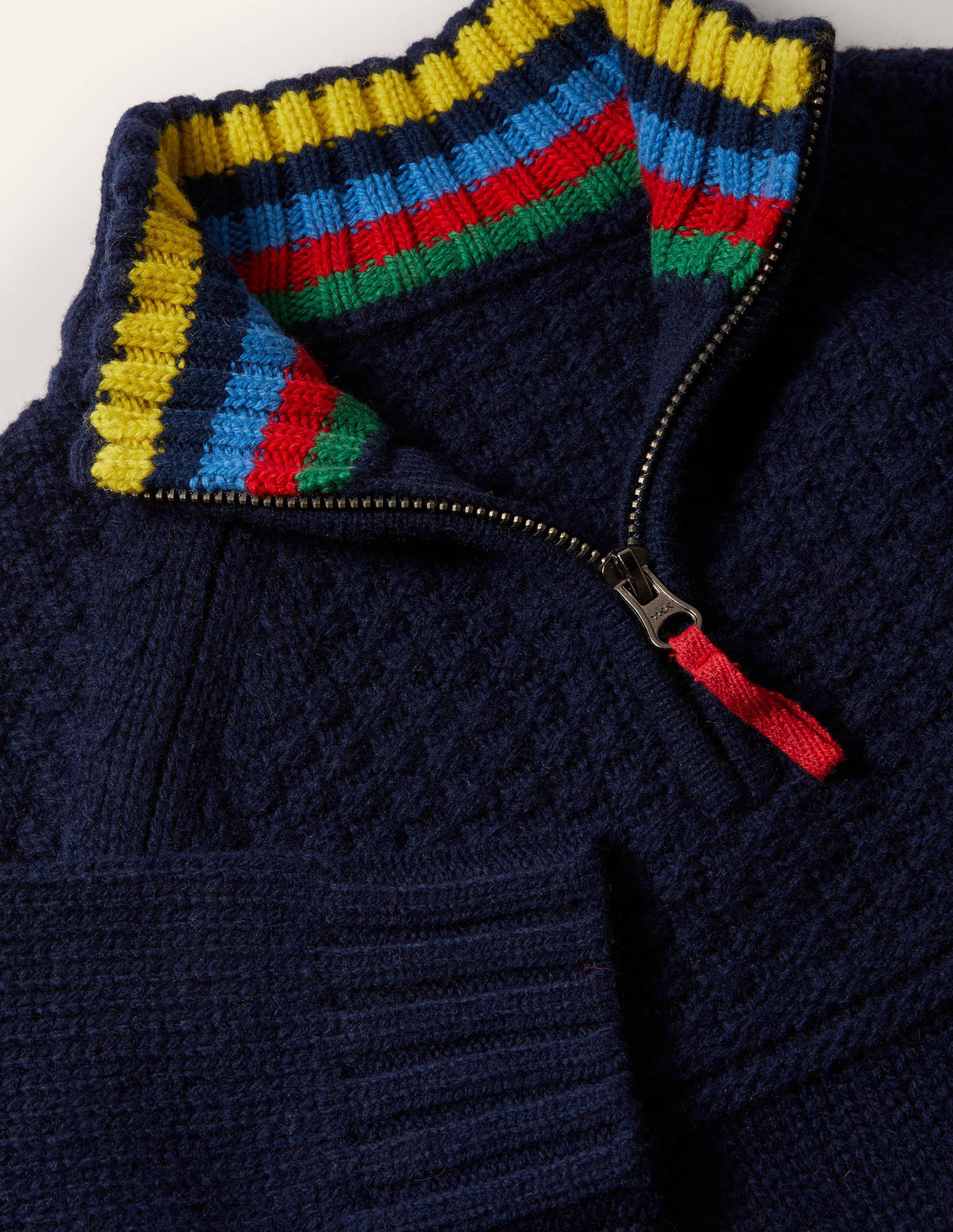 Half-zip Jumper-College Navy - Image 3