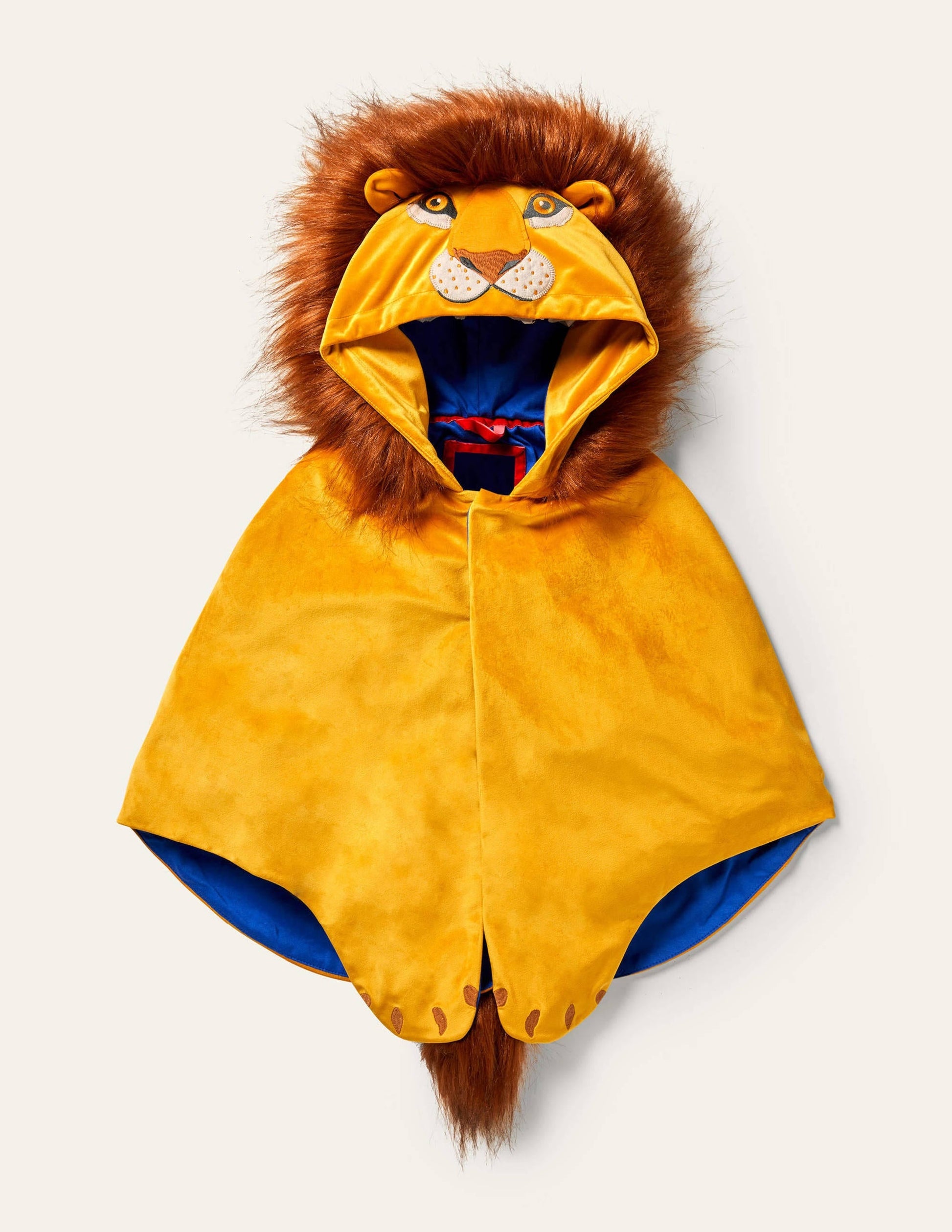 Fancy Dress Velvet Cape-Honeycomb Lion-1