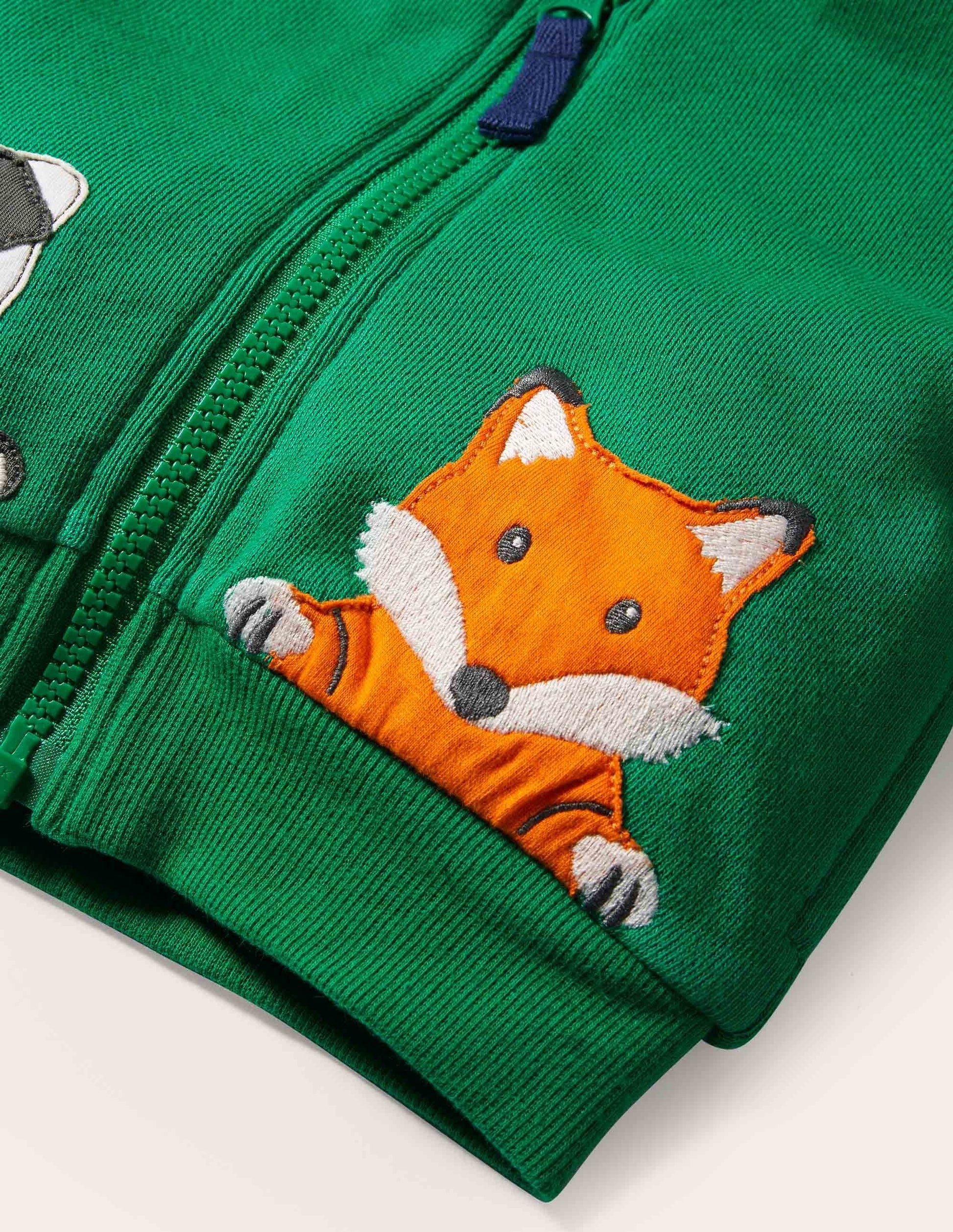 Shaggy-lined Hoodie-Highland Green Animals-3