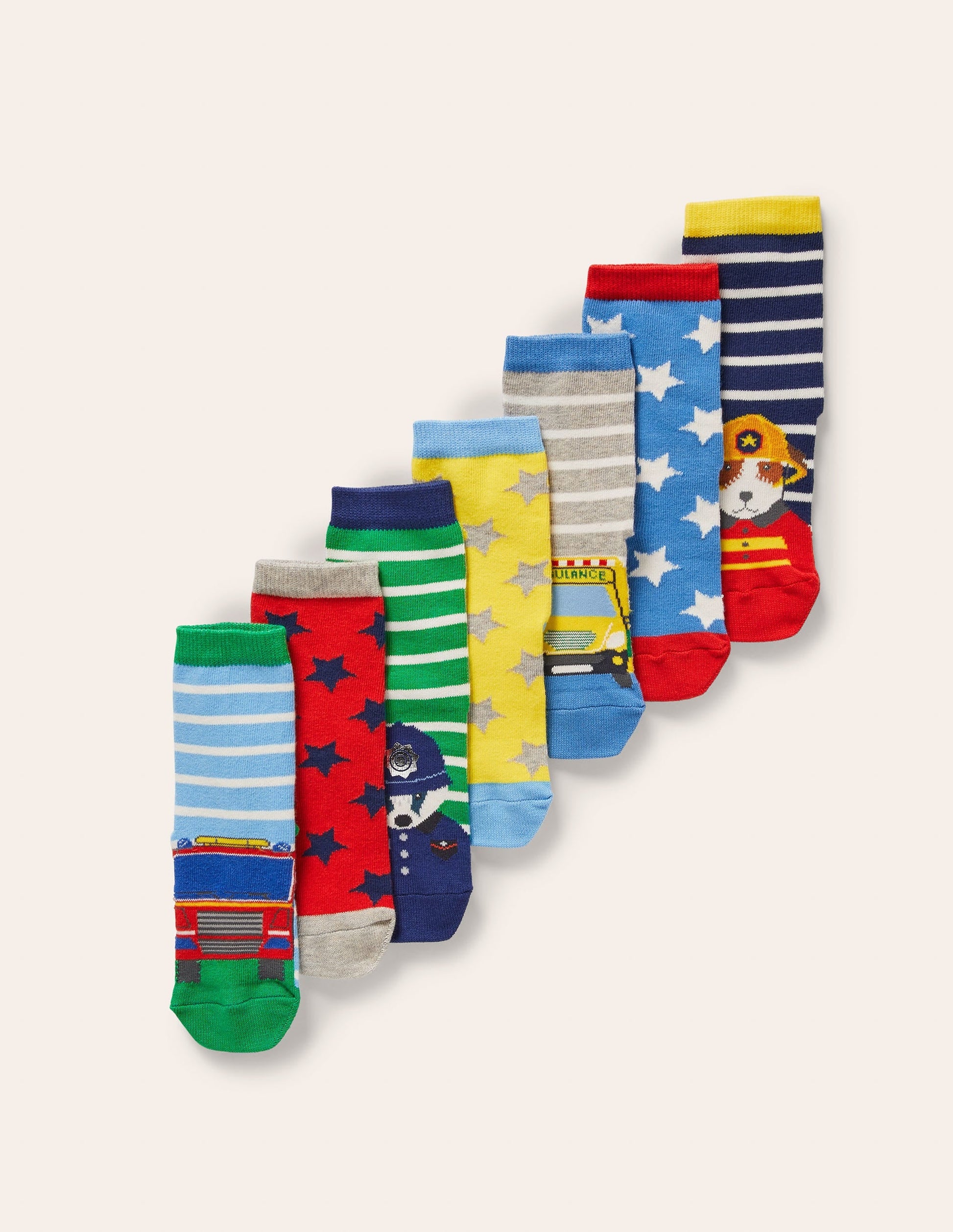 Sock Box 7 Pack-Multi Officers-1