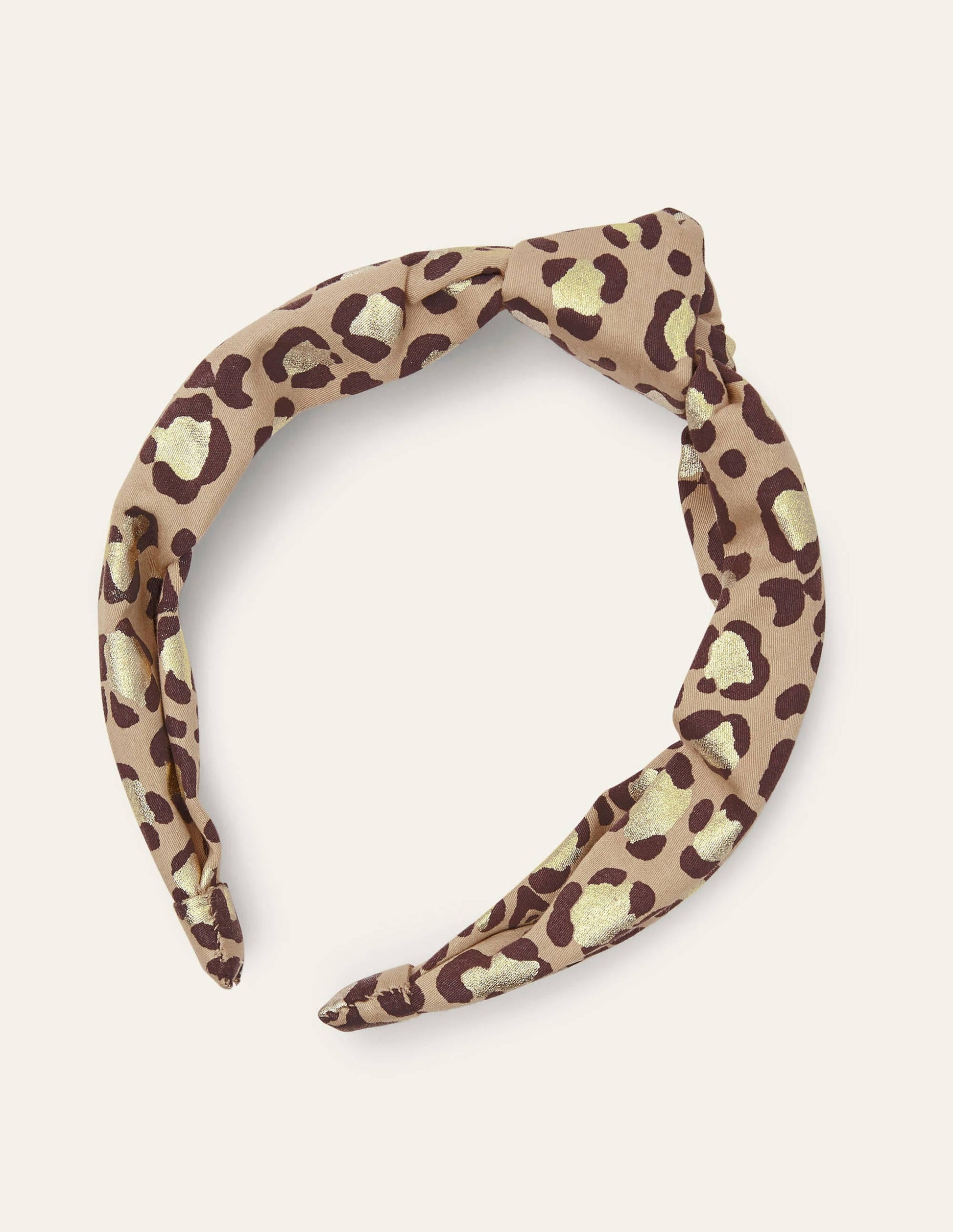 Knotted Headband-Leopard-1
