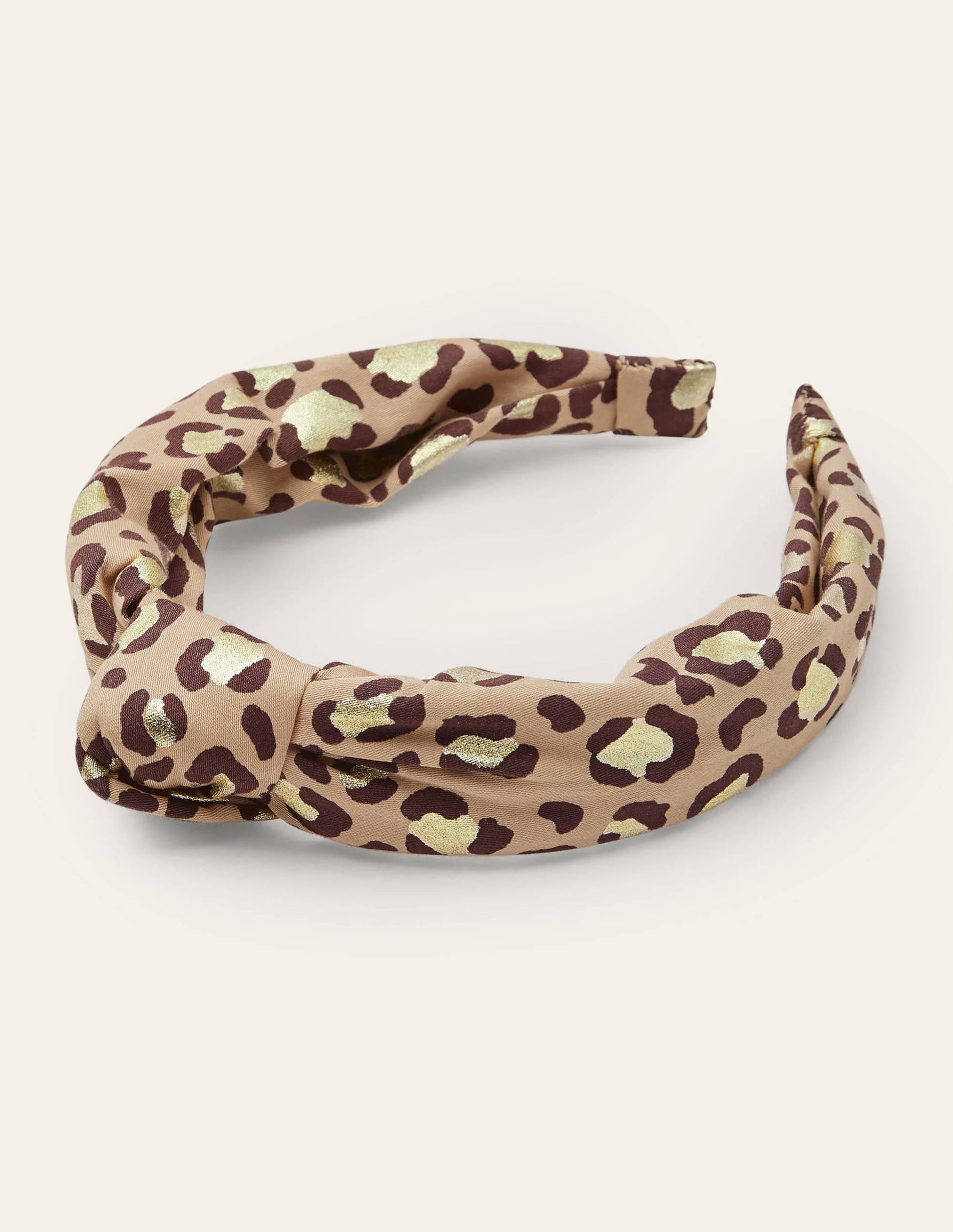 Knotted Headband-Leopard-2