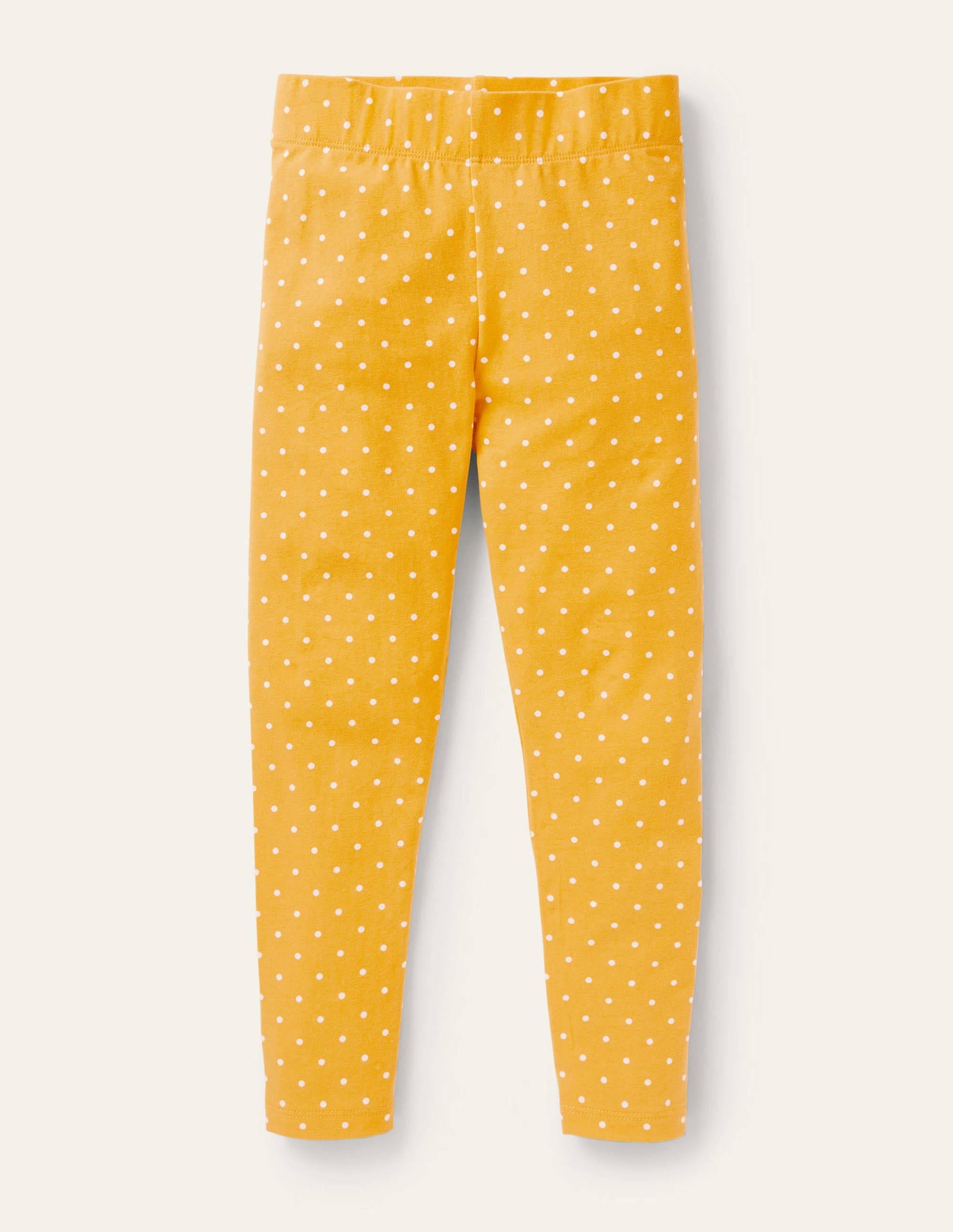 Fun Leggings-Honeycomb Yellow Pin Spot-1