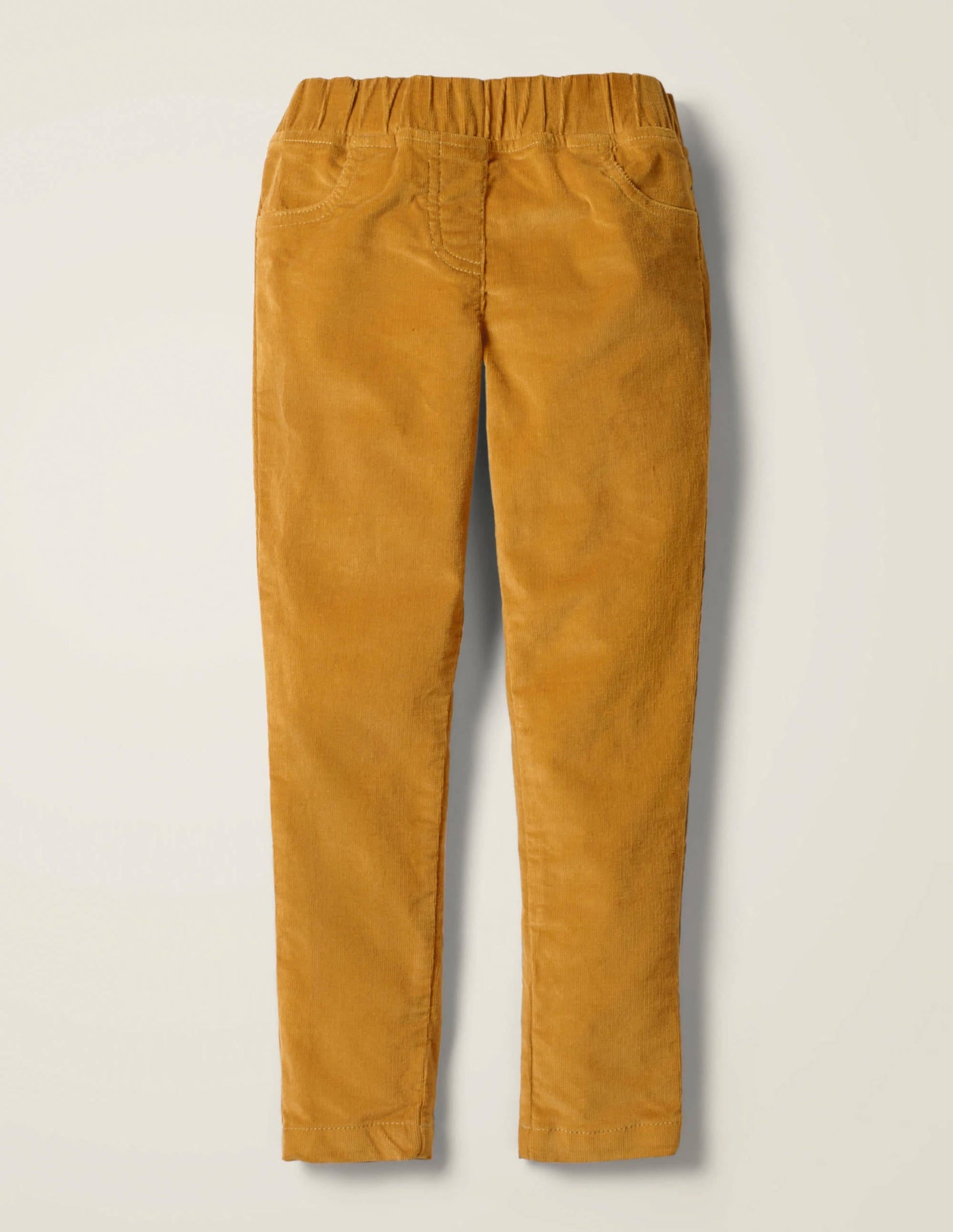 Cord Leggings-Honeycomb Yellow-1
