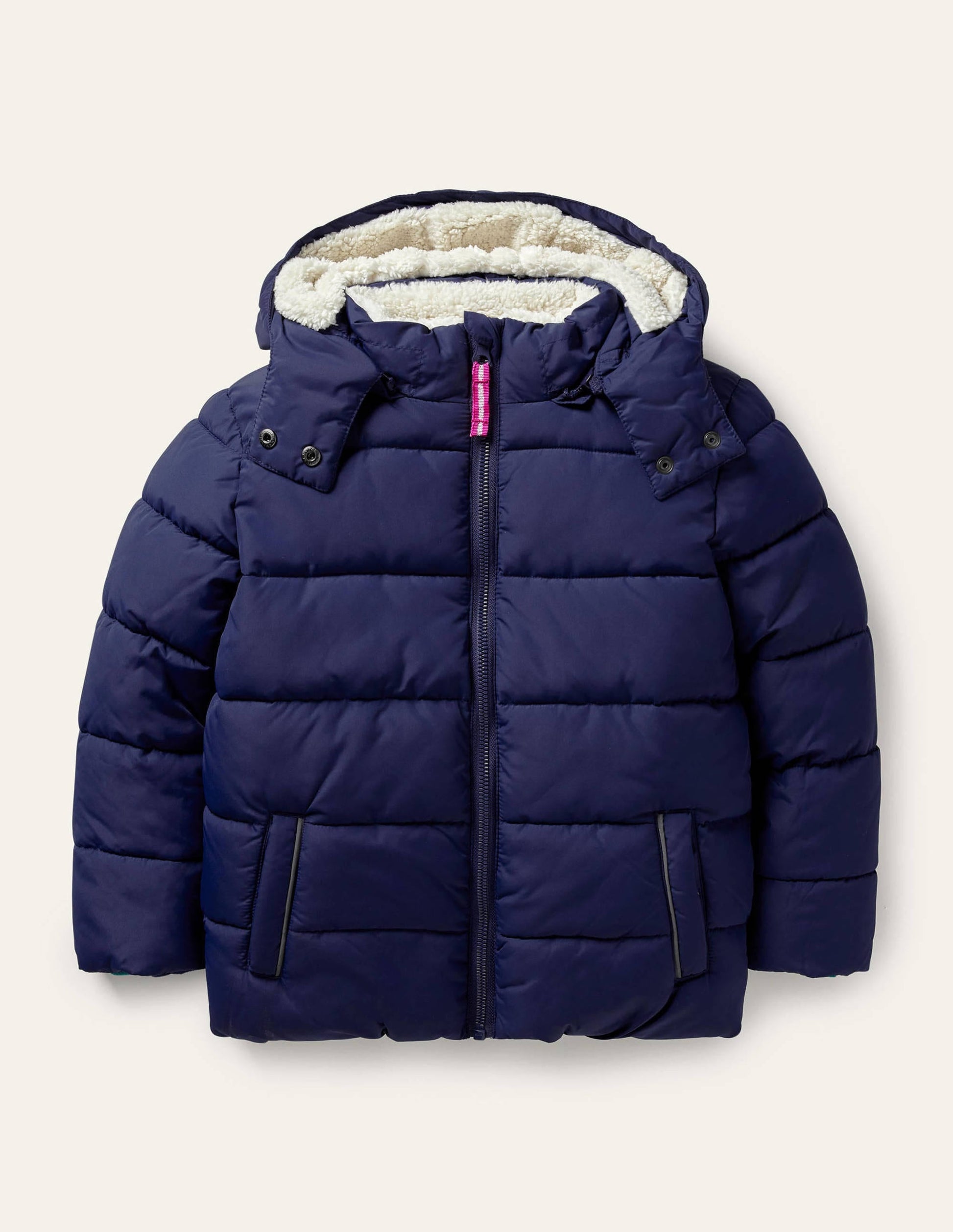 Cosy Padded Jacket-College Navy-1