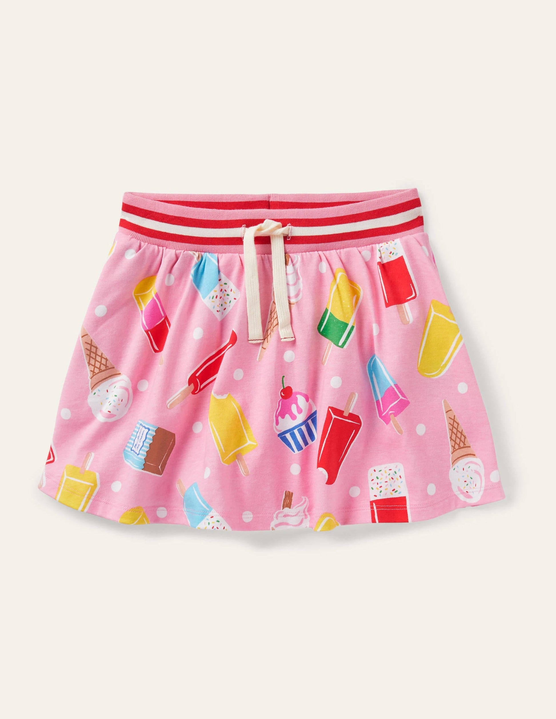 Jersey Skort-Pink Lemonade Ice Cream Spot-1
