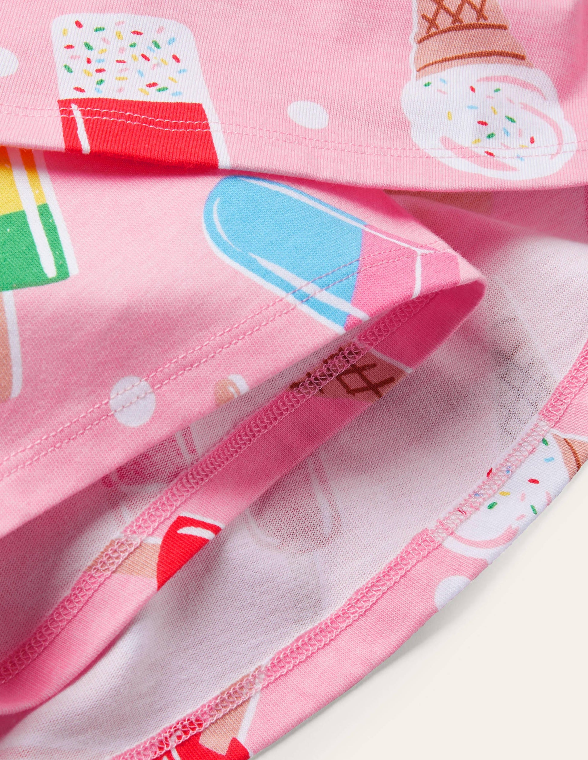 Jersey Skort-Pink Lemonade Ice Cream Spot-3