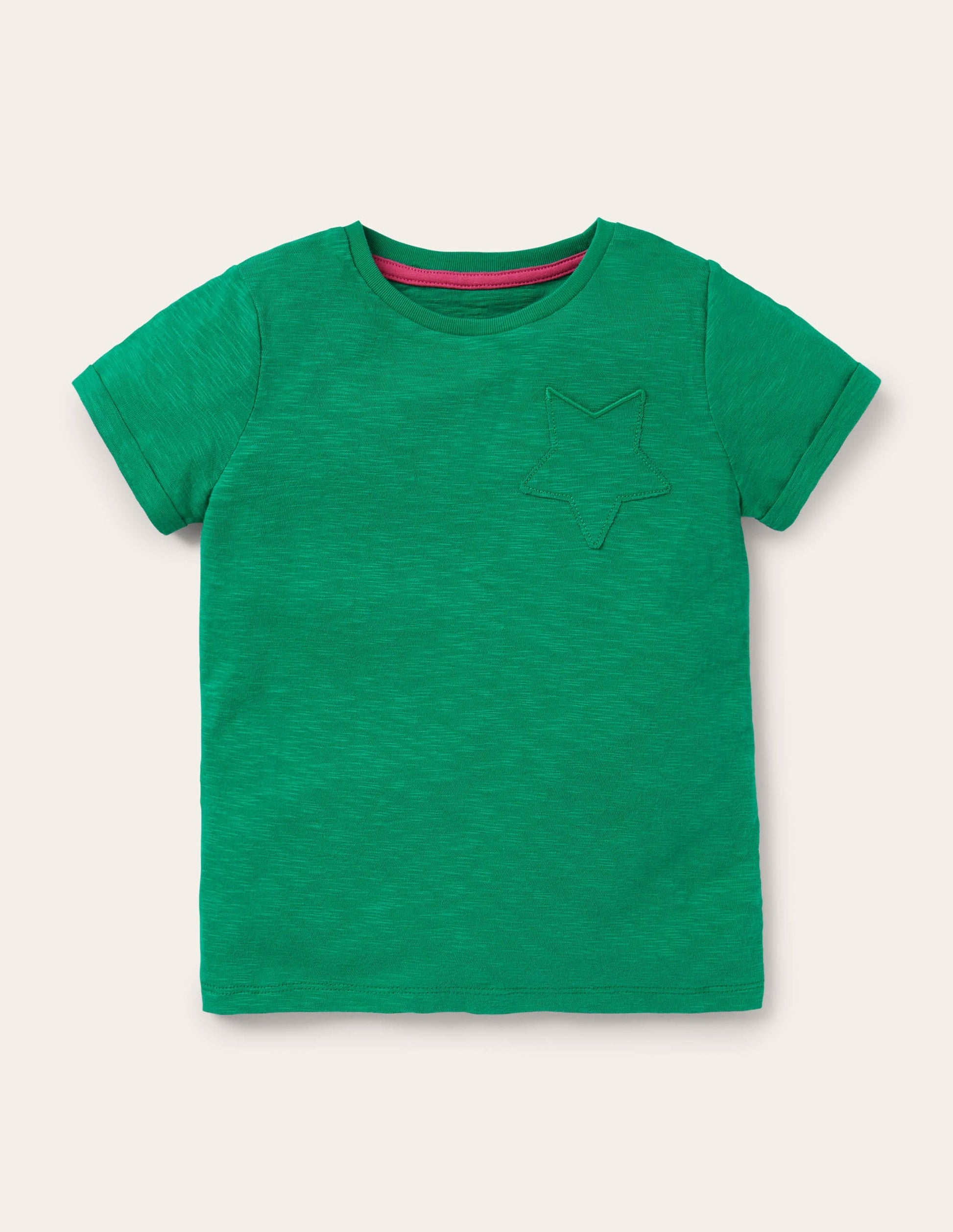Star Pocket Slub T-shirt-Sapling Green-1