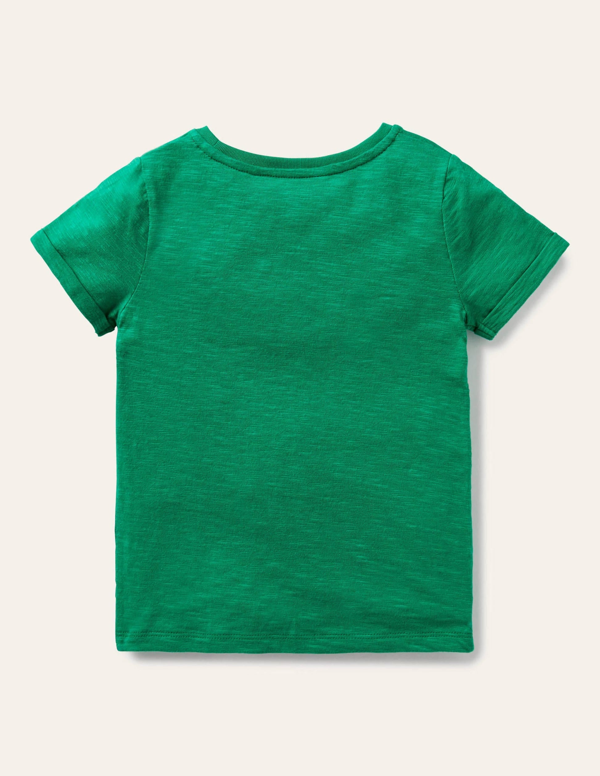 Star Pocket Slub T-shirt-Sapling Green-2