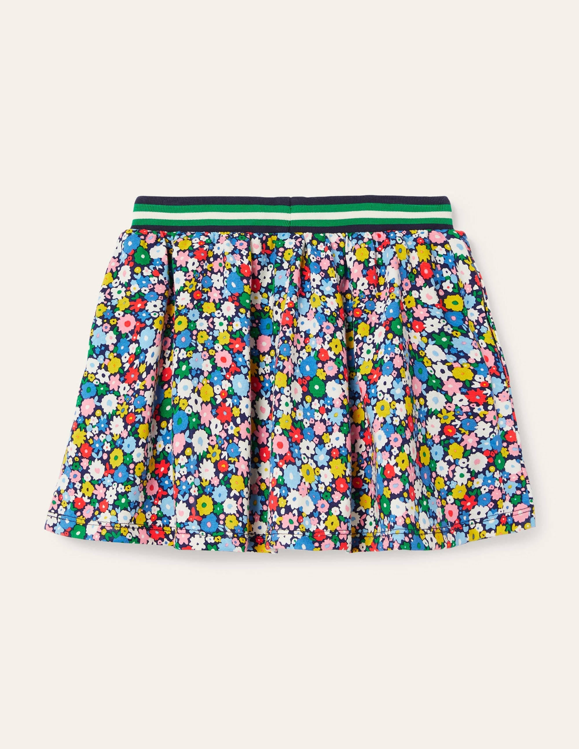 Jersey Skort-Elizabethan Blue Flowerpatch - Image 2