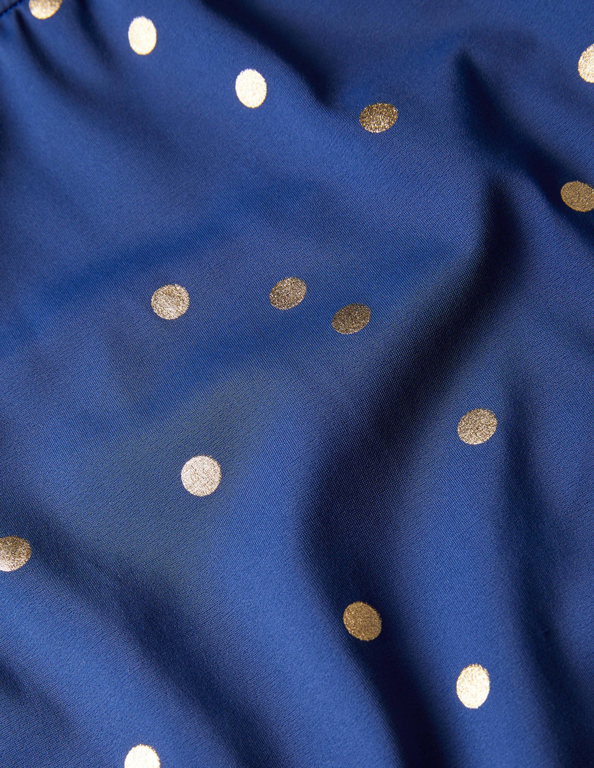 Cross-back Printed Swimsuit-Harmony Blue Gold Spot-3