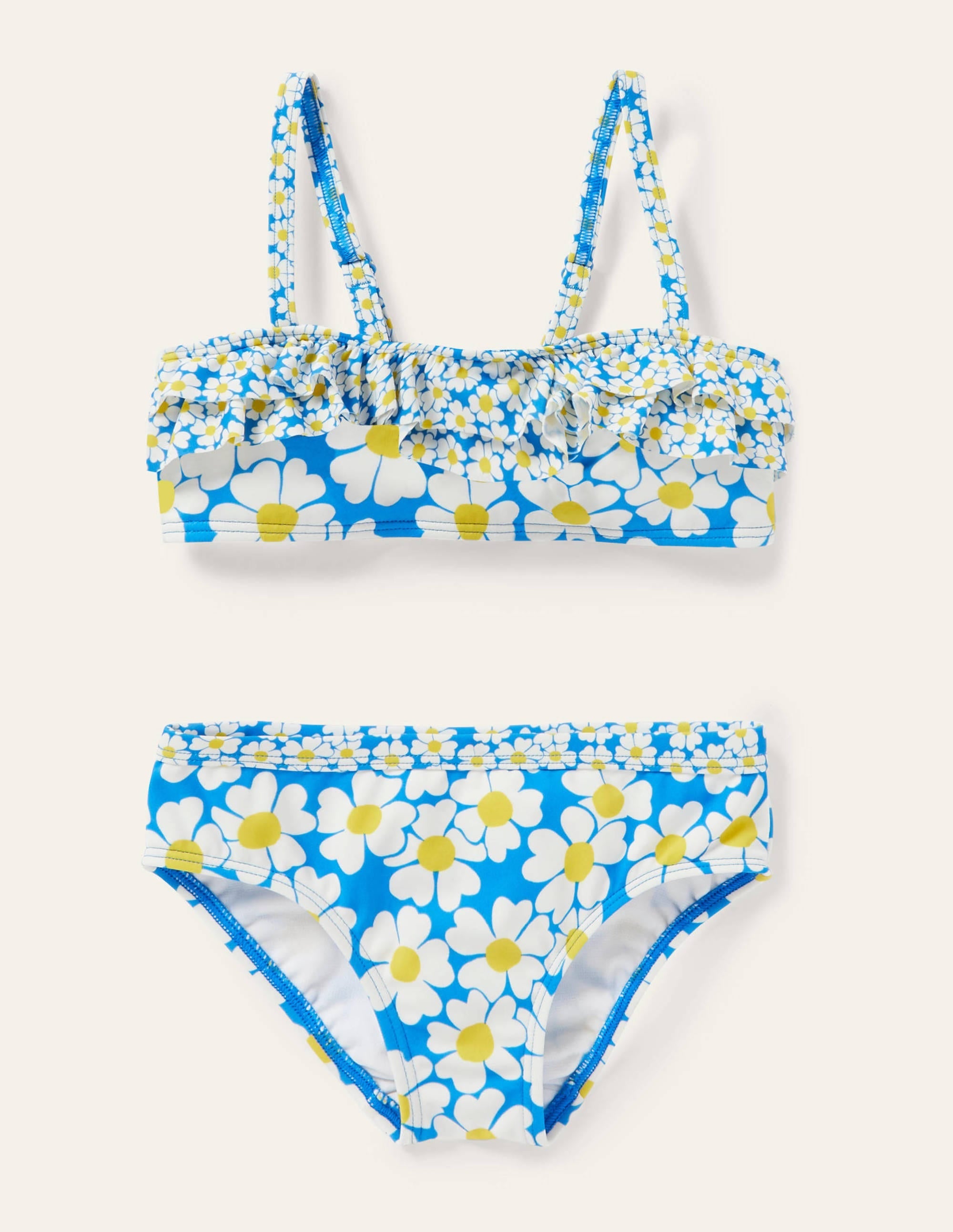 Floral Bikini Set-Moroccan Blue Daisybed - Image 1