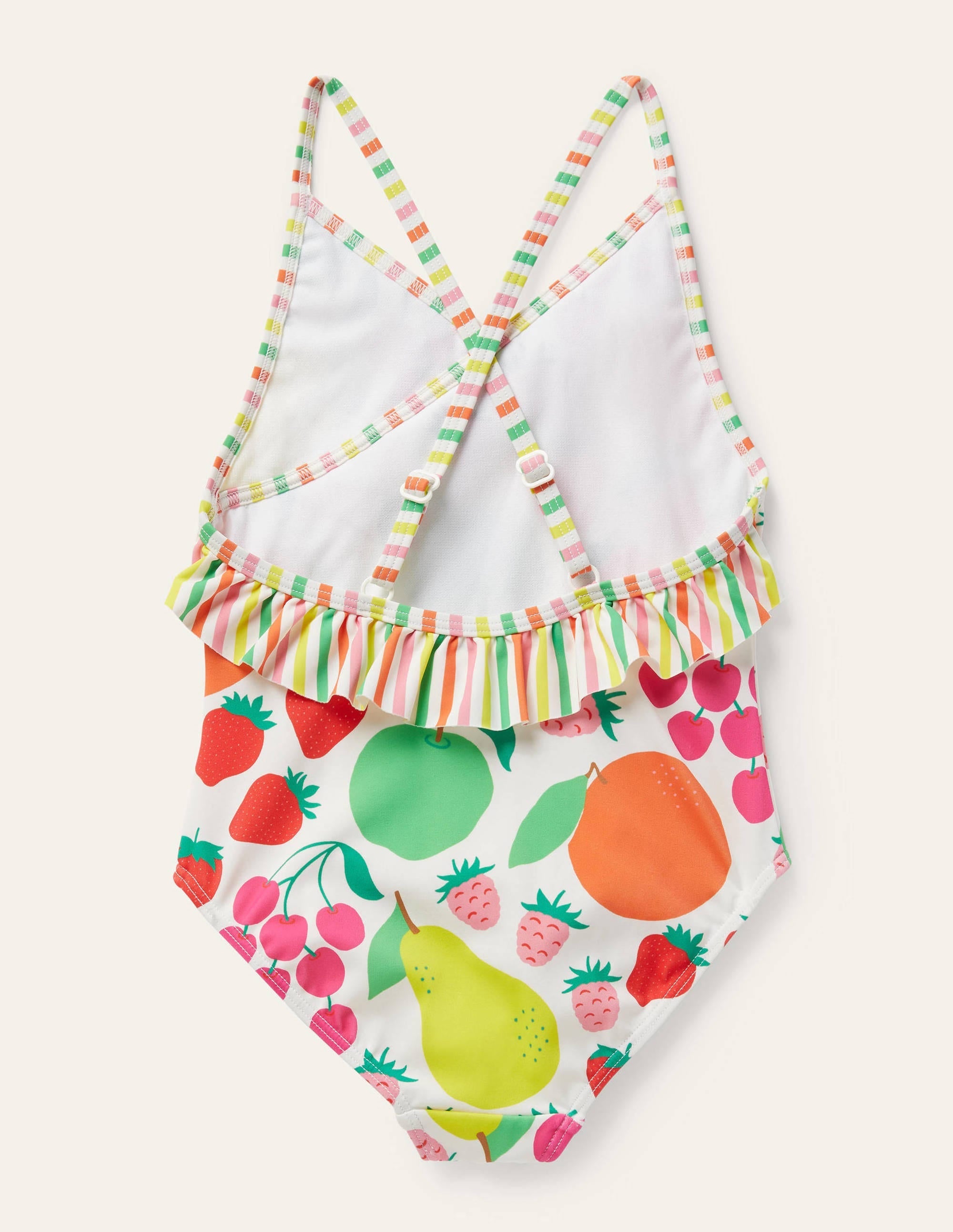 Wrap Front Swimsuit-Multi Tutti Fruitti - Image 2