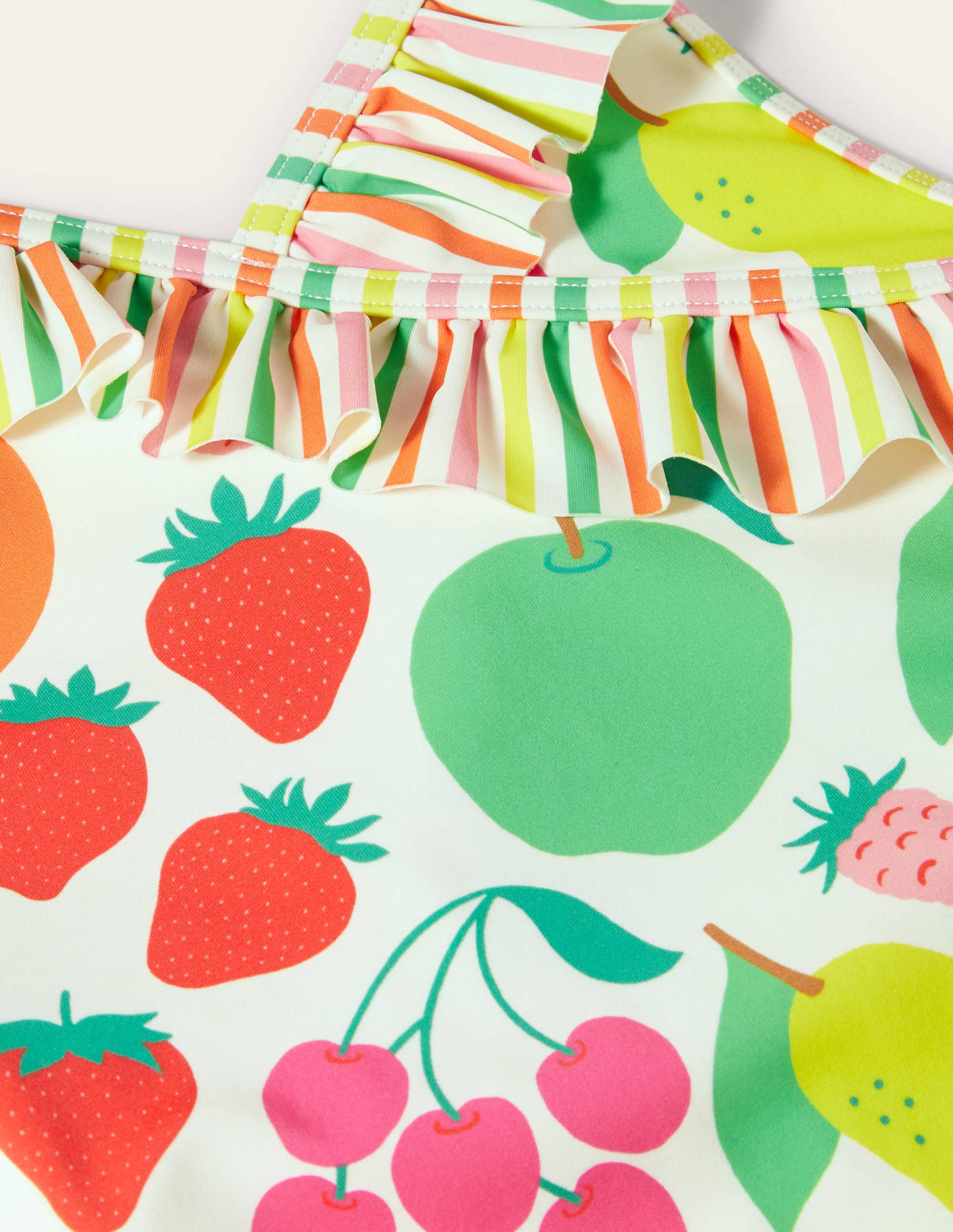 Wrap Front Swimsuit-Multi Tutti Fruitti - Image 3