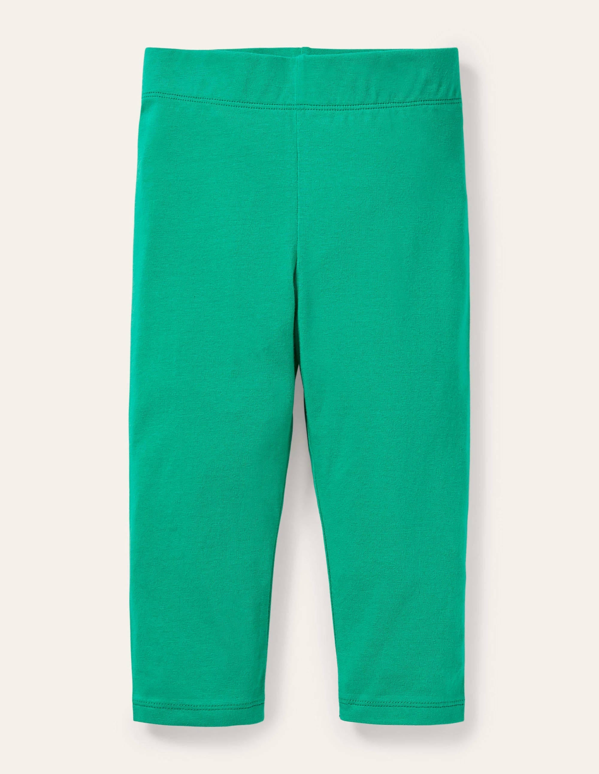 Plain Cropped Leggings-Sapling Green - Image 1
