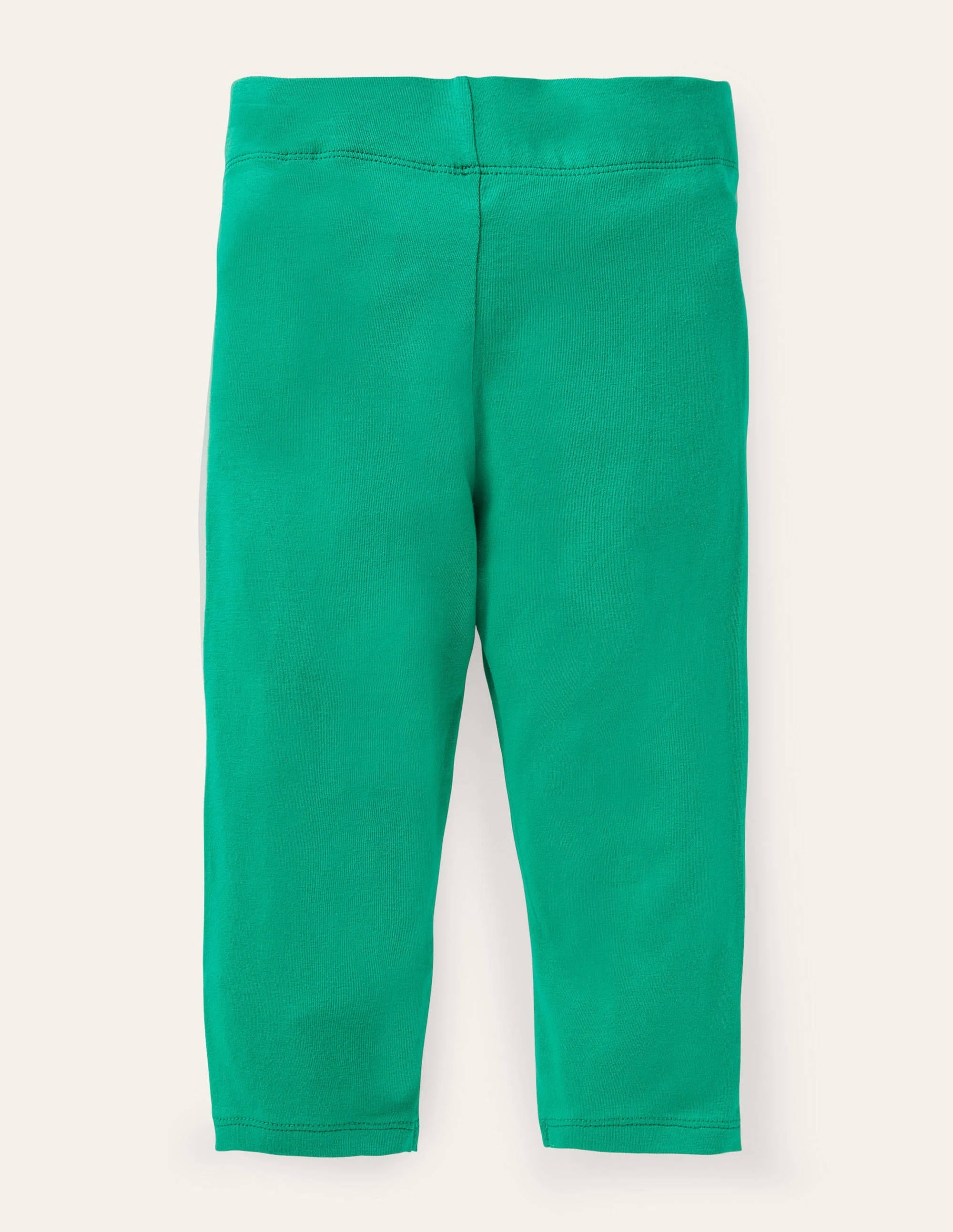 Plain Cropped Leggings-Sapling Green - Image 2