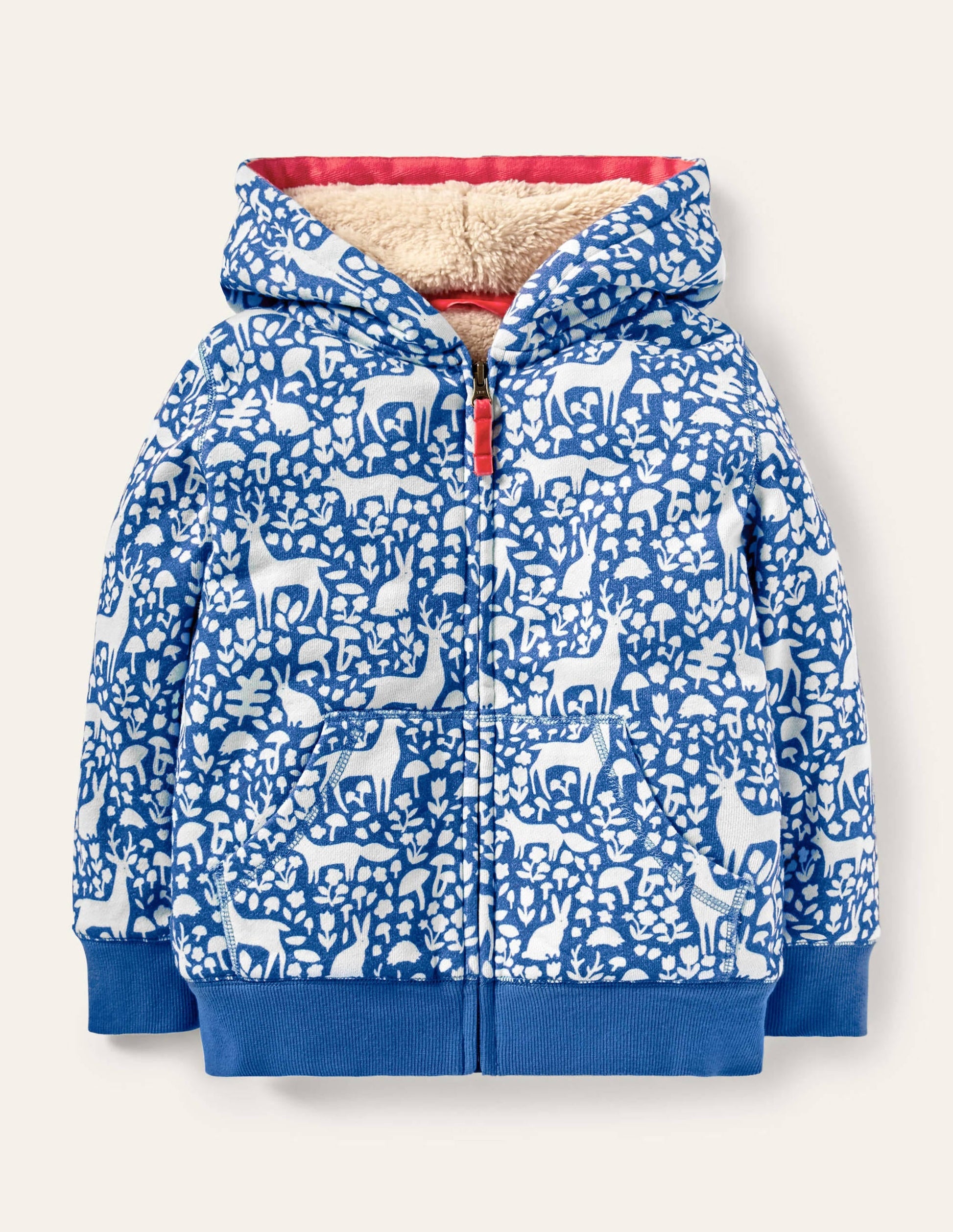 Shaggy-lined Hoodie-Elizabethan Blue Woodland-1
